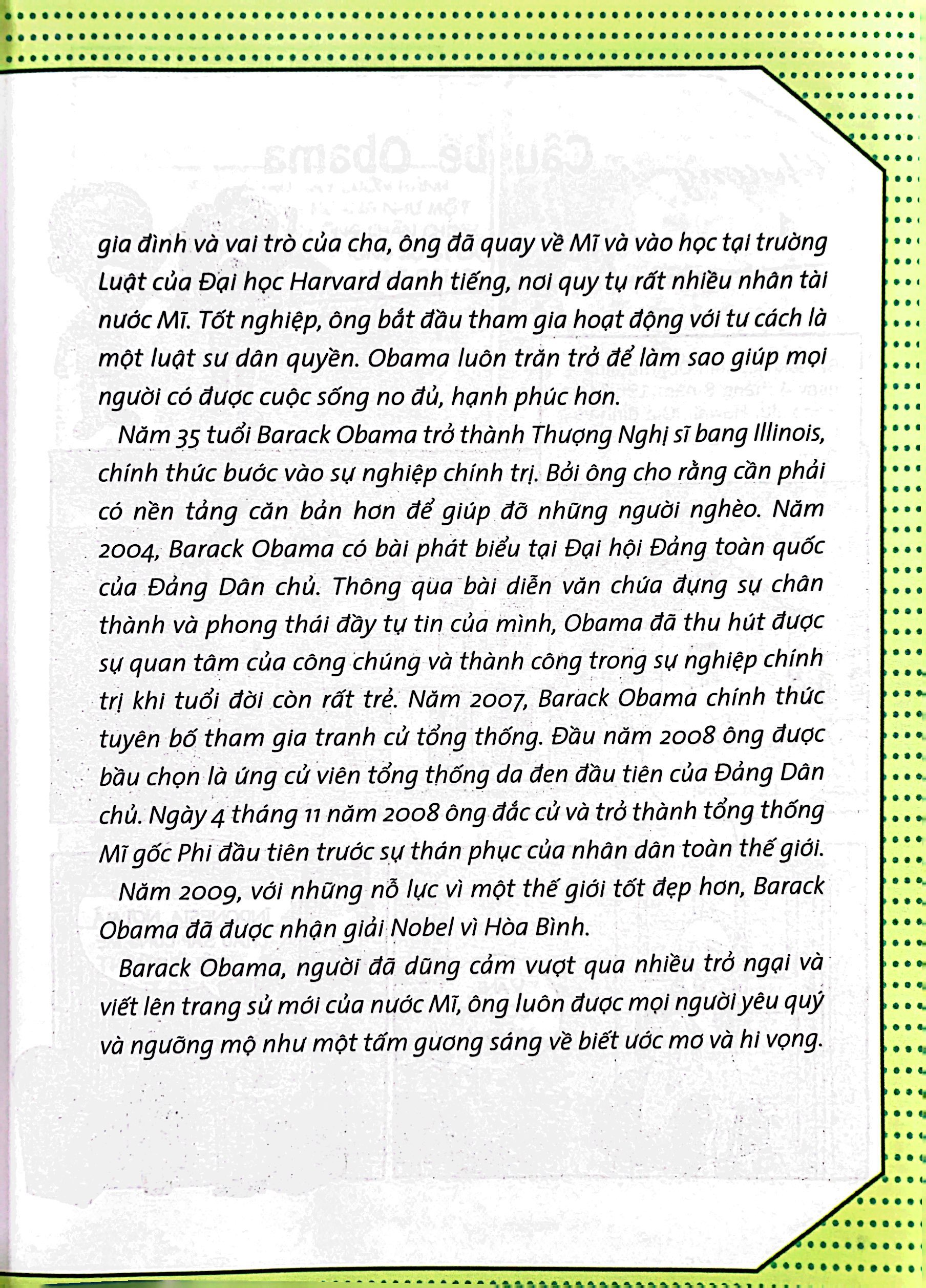 who? chuyện kể về danh nhân thế giới - barack obama (tái bản 2023) - Ảnh 7