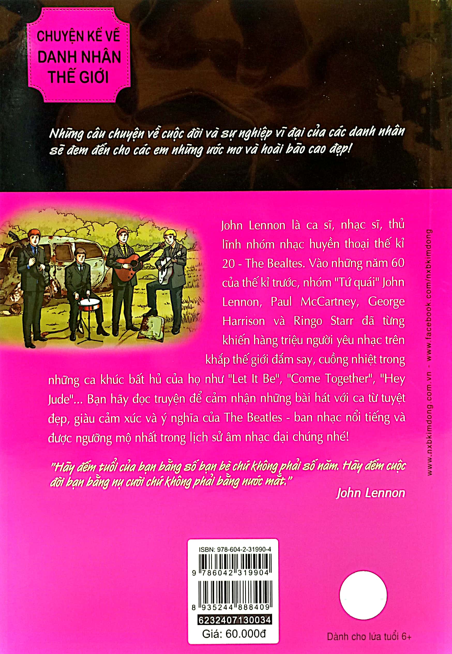 who? chuyện kể về danh nhân thế giới - john lennon (tái bản 2023) - Ảnh 6