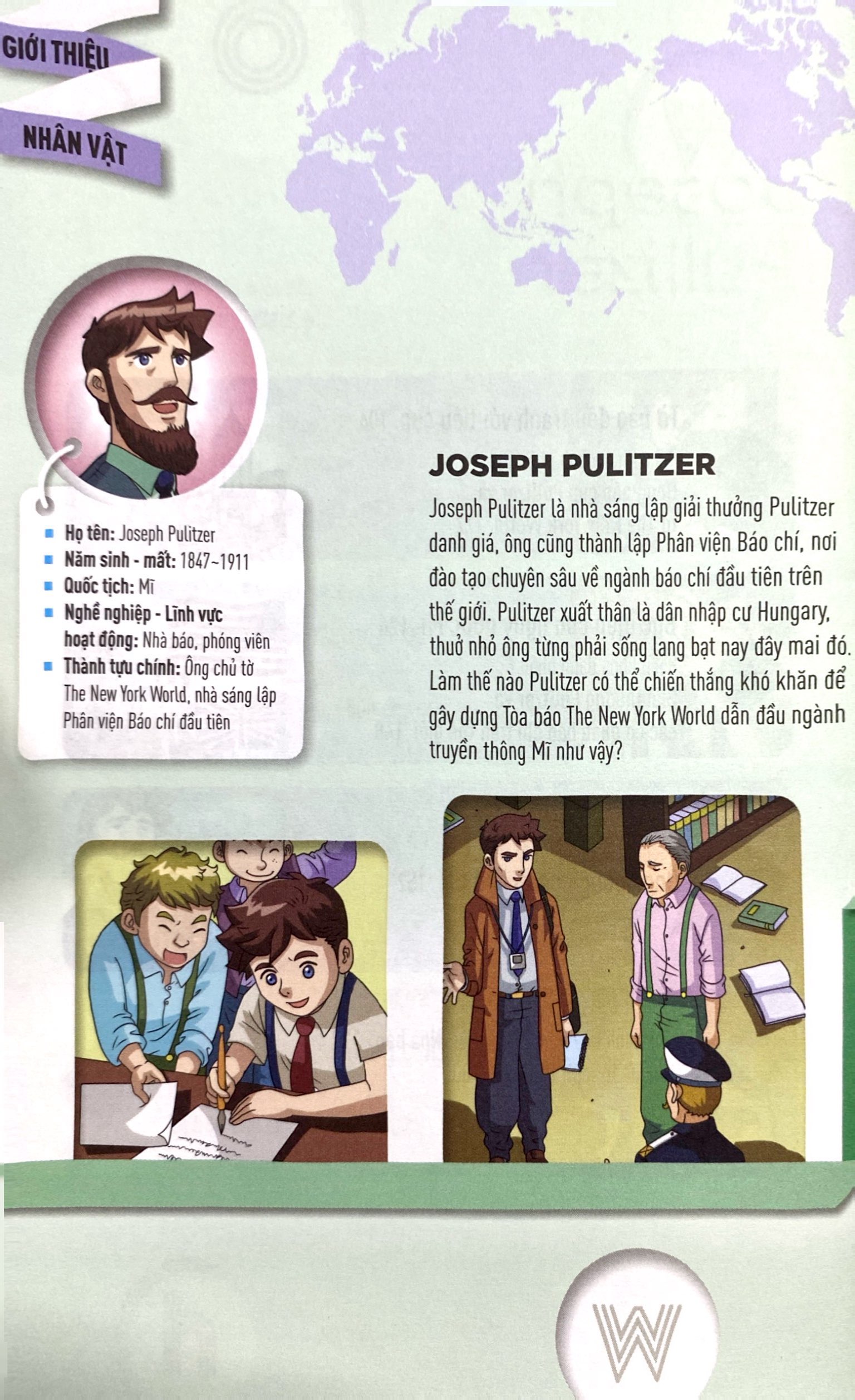 who? chuyện kể về danh nhân thế giới - joseph pulitzer - Ảnh 6