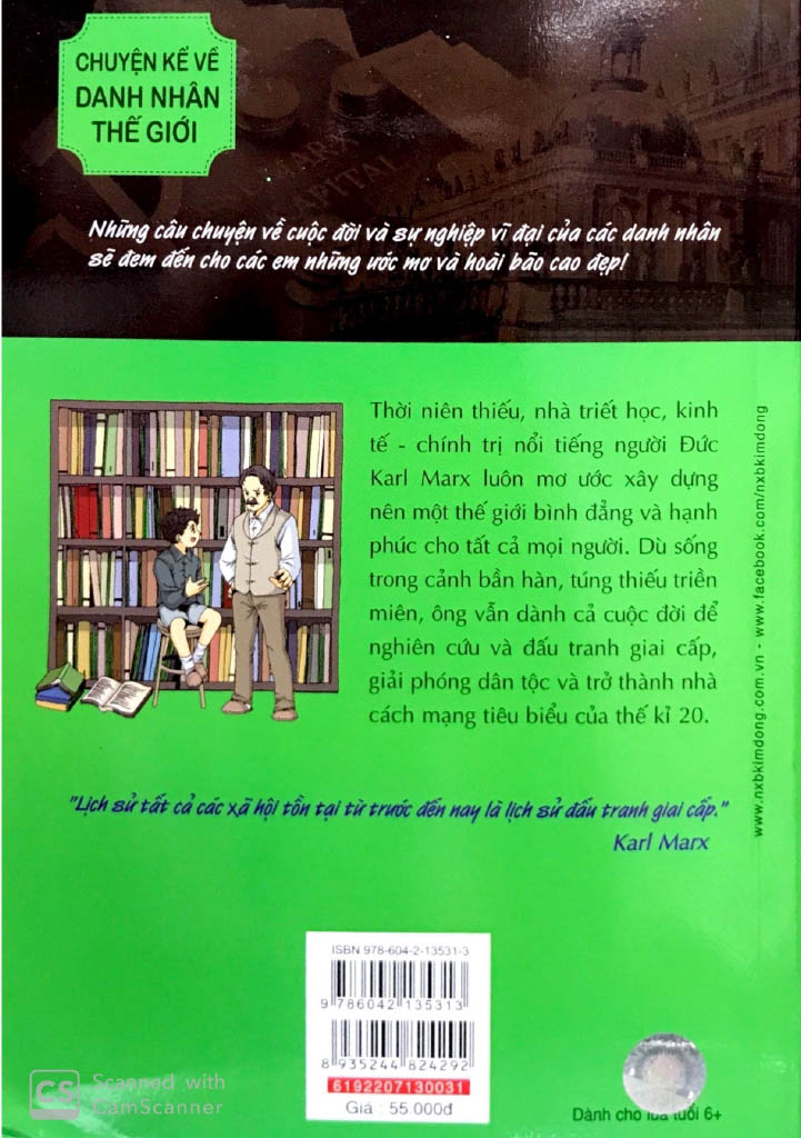 who? chuyện kể về danh nhân thế giới - karl marx (tái bản 2019) - Ảnh 8