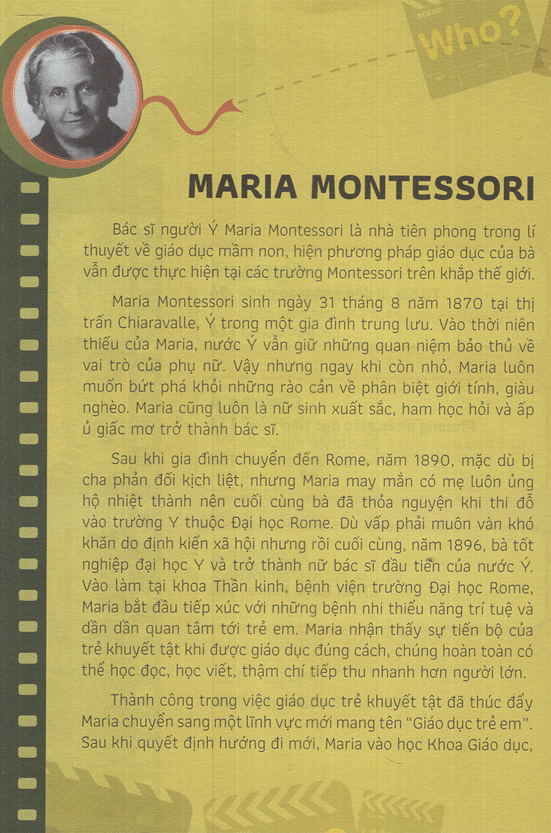 who? chuyện kể về danh nhân thế giới - maria montessori (tái bản 2023) - Ảnh 4