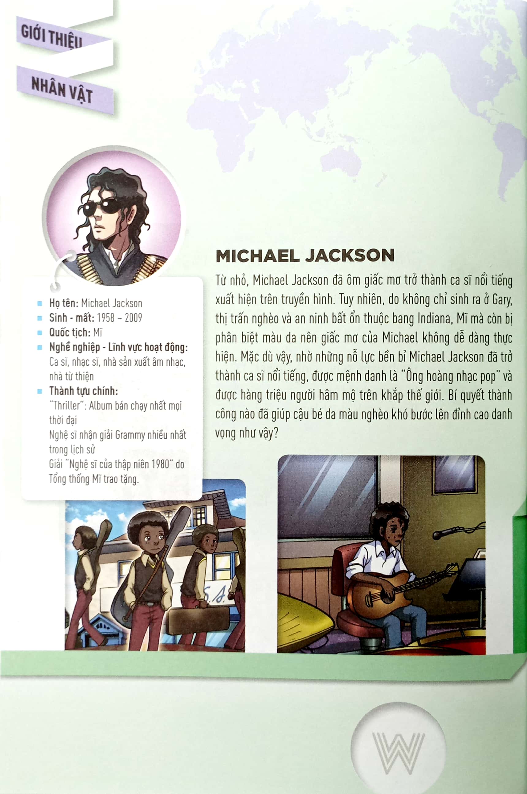 who? chuyện kể về danh nhân thế giới - michael jackson (tái bản 2023) - Ảnh 4