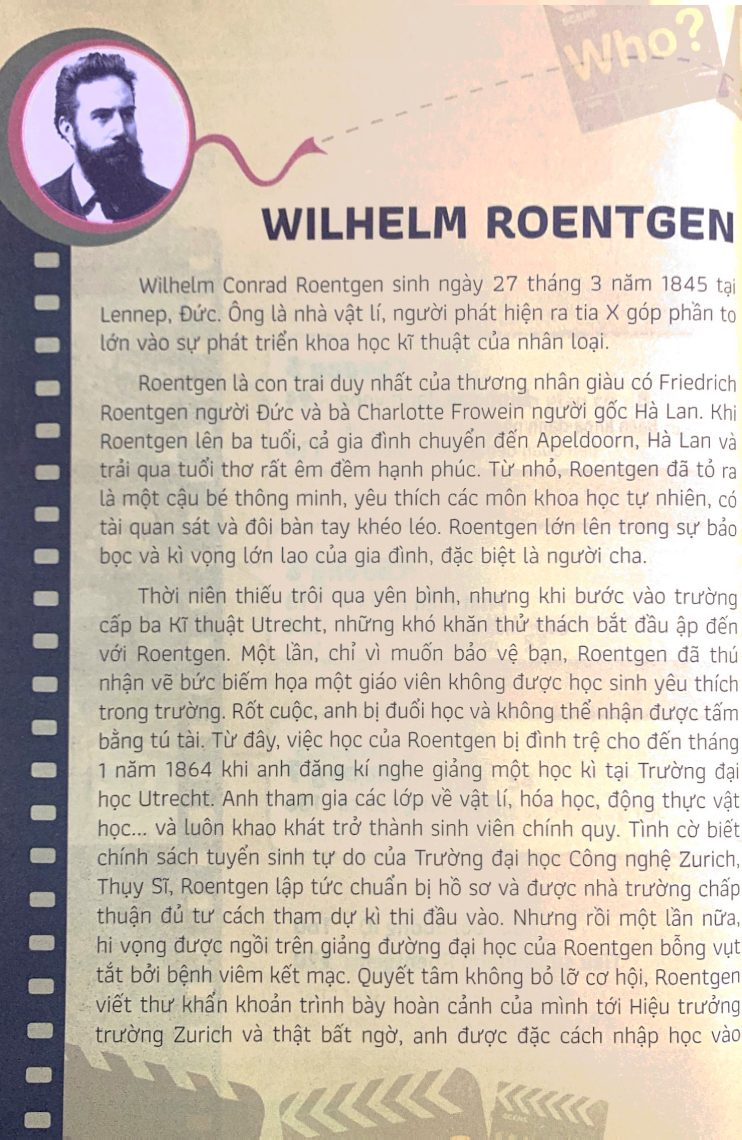 who? chuyện kể về danh nhân thế giới - wilhelm roentgen (tái bản 2019) - Ảnh 6