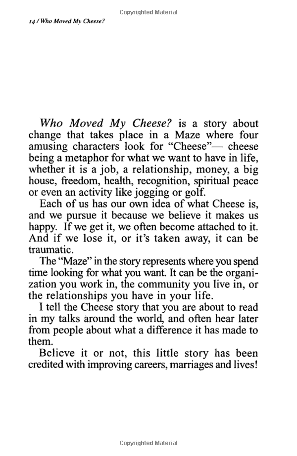 who moved my cheese - Ảnh 11