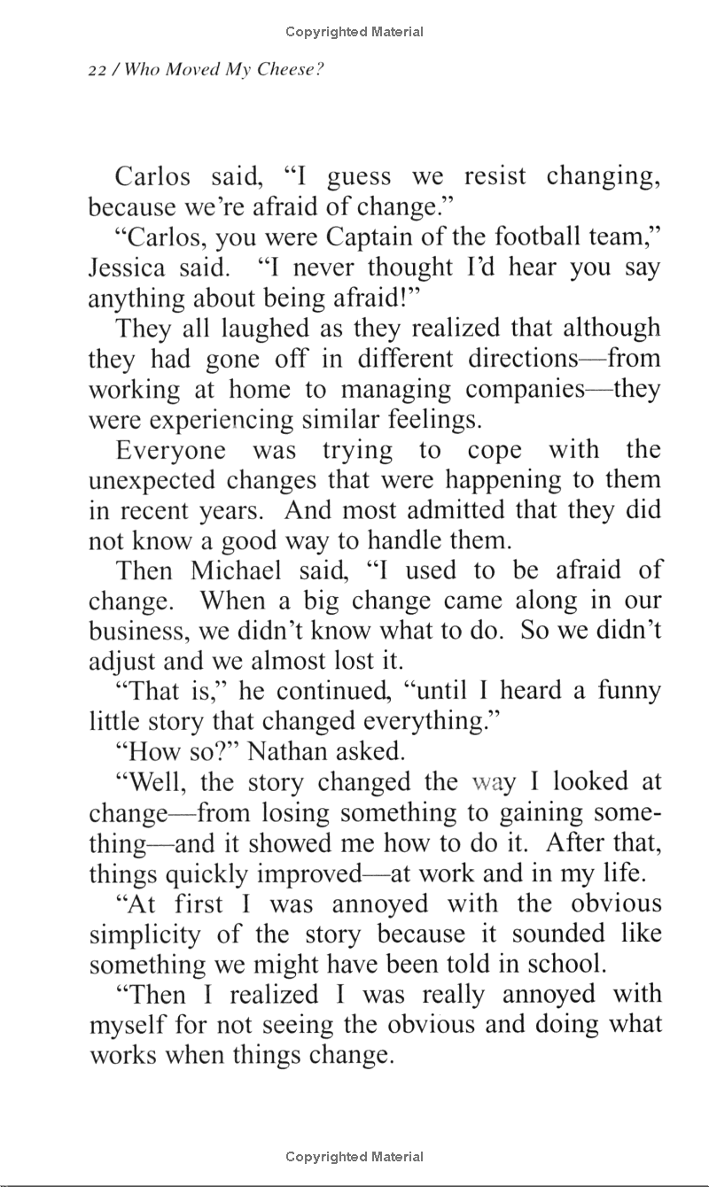 who moved my cheese?: an amazing way to deal with change in your work and in your life - Ảnh 5