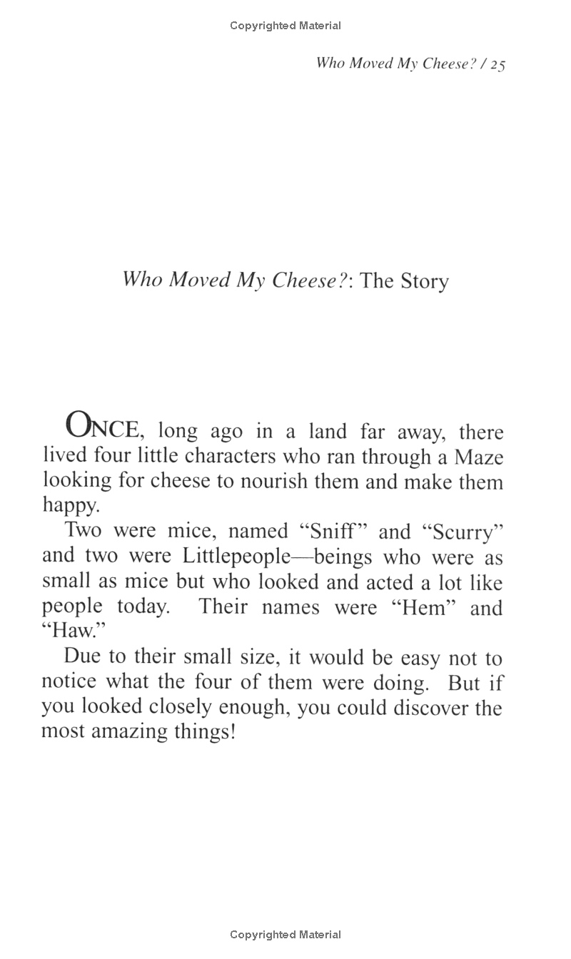 who moved my cheese?: an amazing way to deal with change in your work and in your life - Ảnh 7