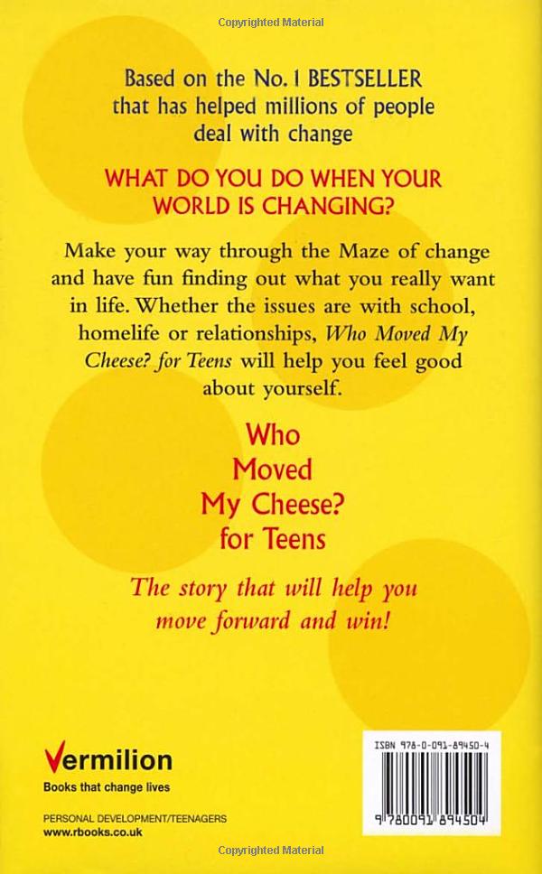 who moved my cheese for teens - Ảnh 13