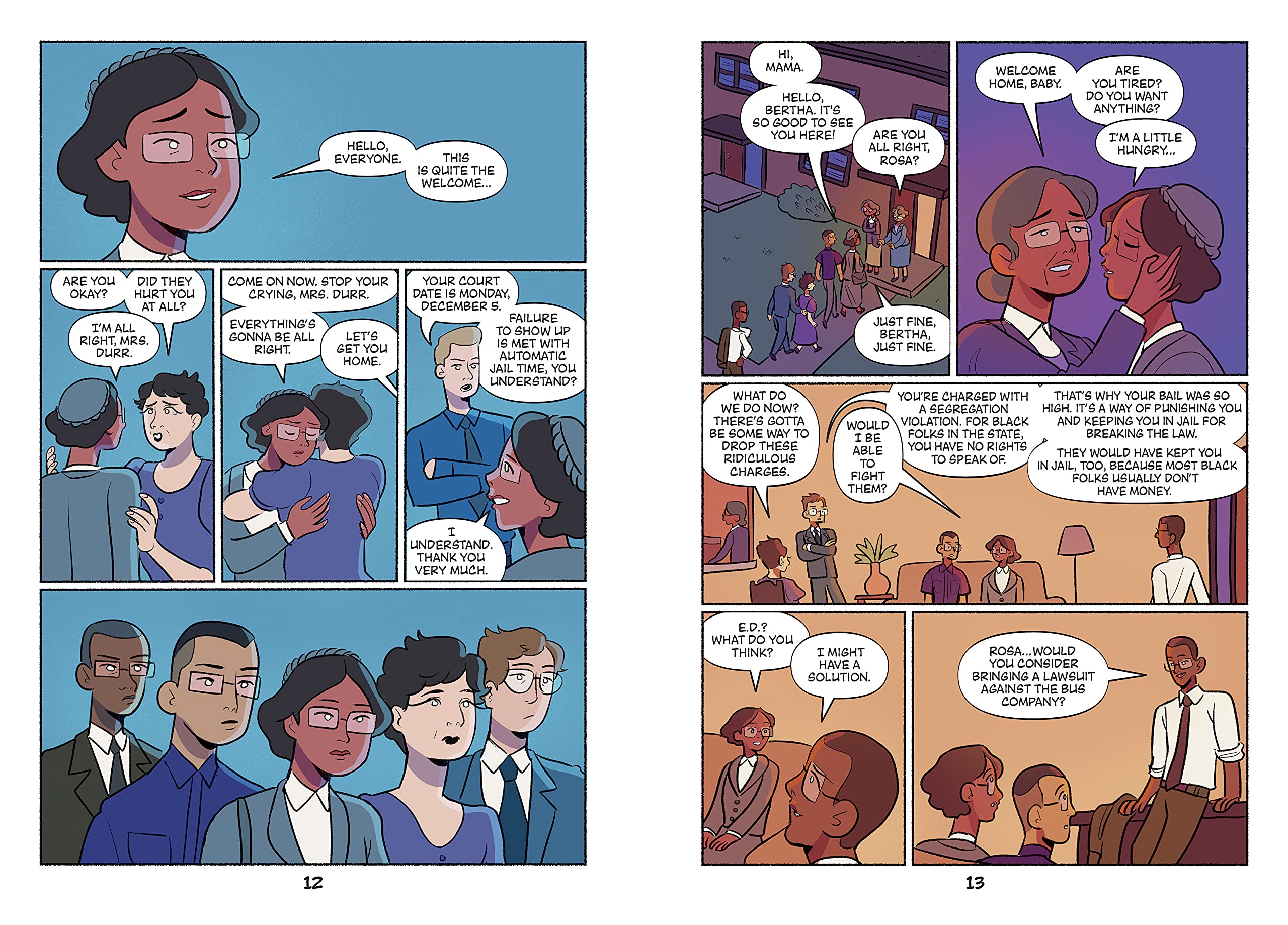 who sparked the montgomery bus boycott?: rosa parks: a who hq graphic novel - Ảnh 6