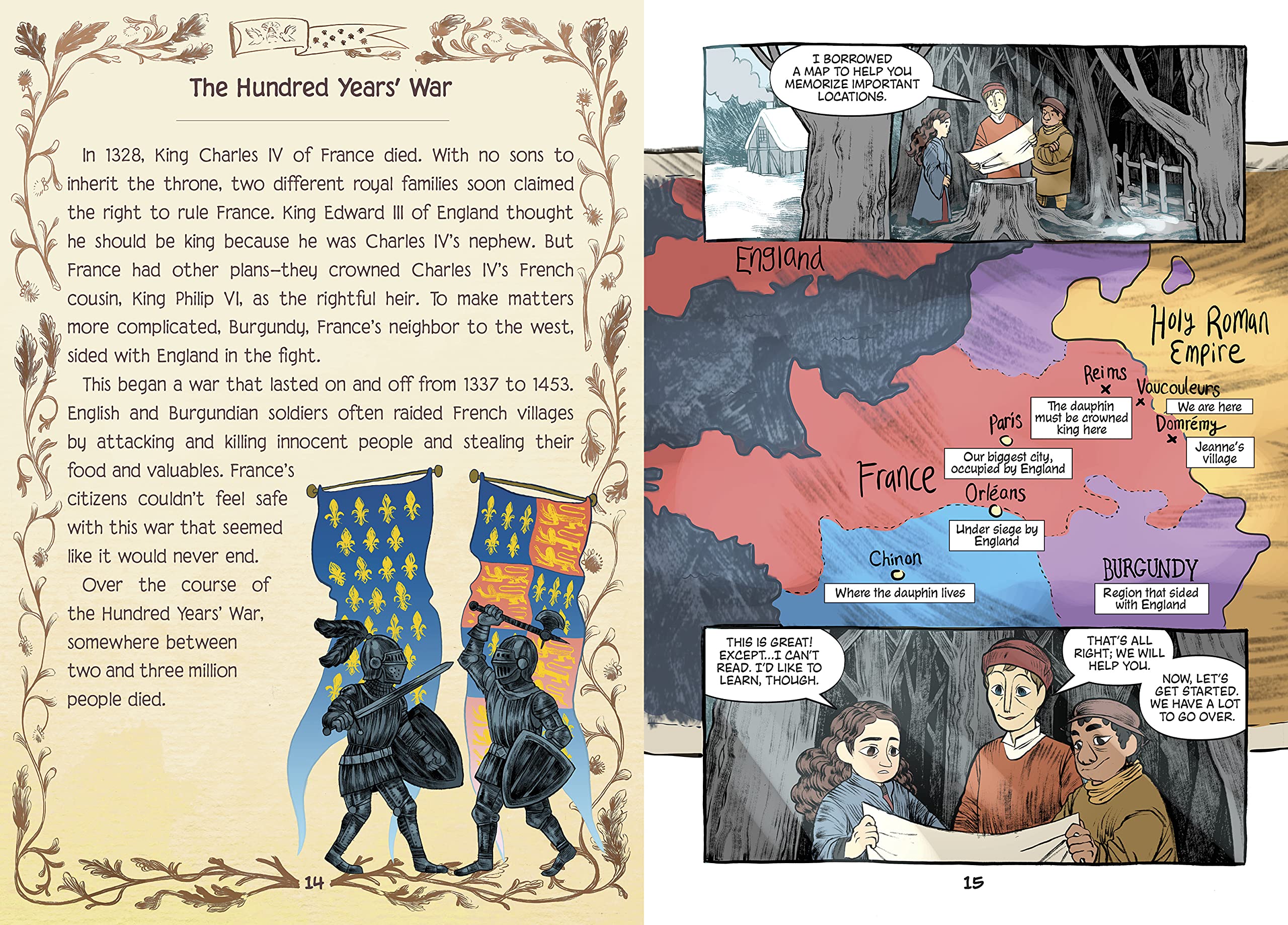 who was the girl warrior of france?: joan of arc: a who hq graphic novel - Ảnh 7