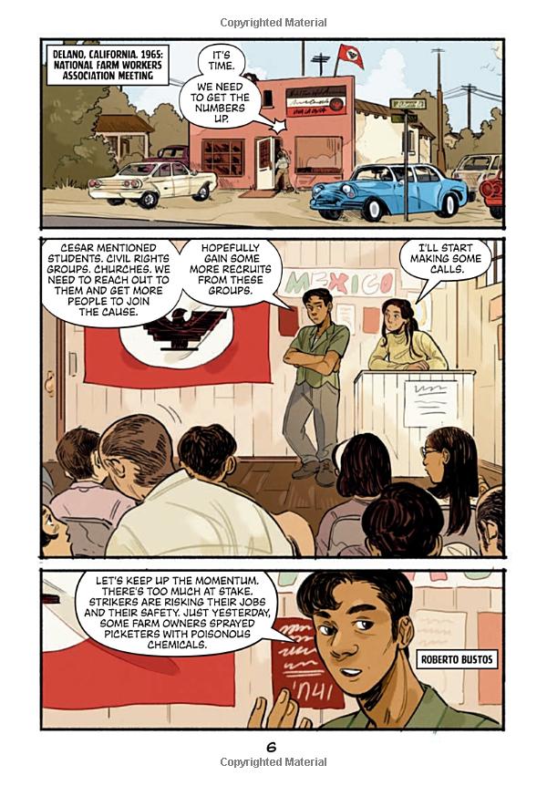 who was the voice of the people?: cesar chavez: a who hq graphic novel - Ảnh 4