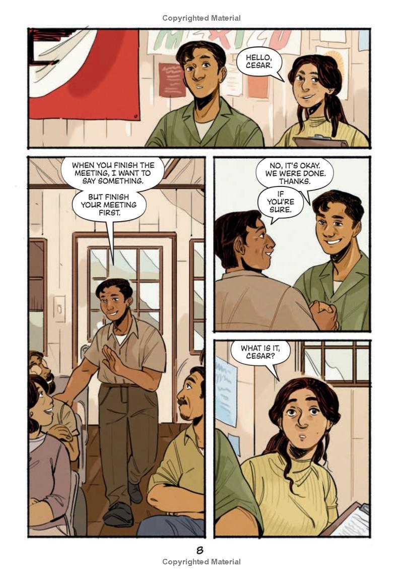 who was the voice of the people?: cesar chavez: a who hq graphic novel - Ảnh 6