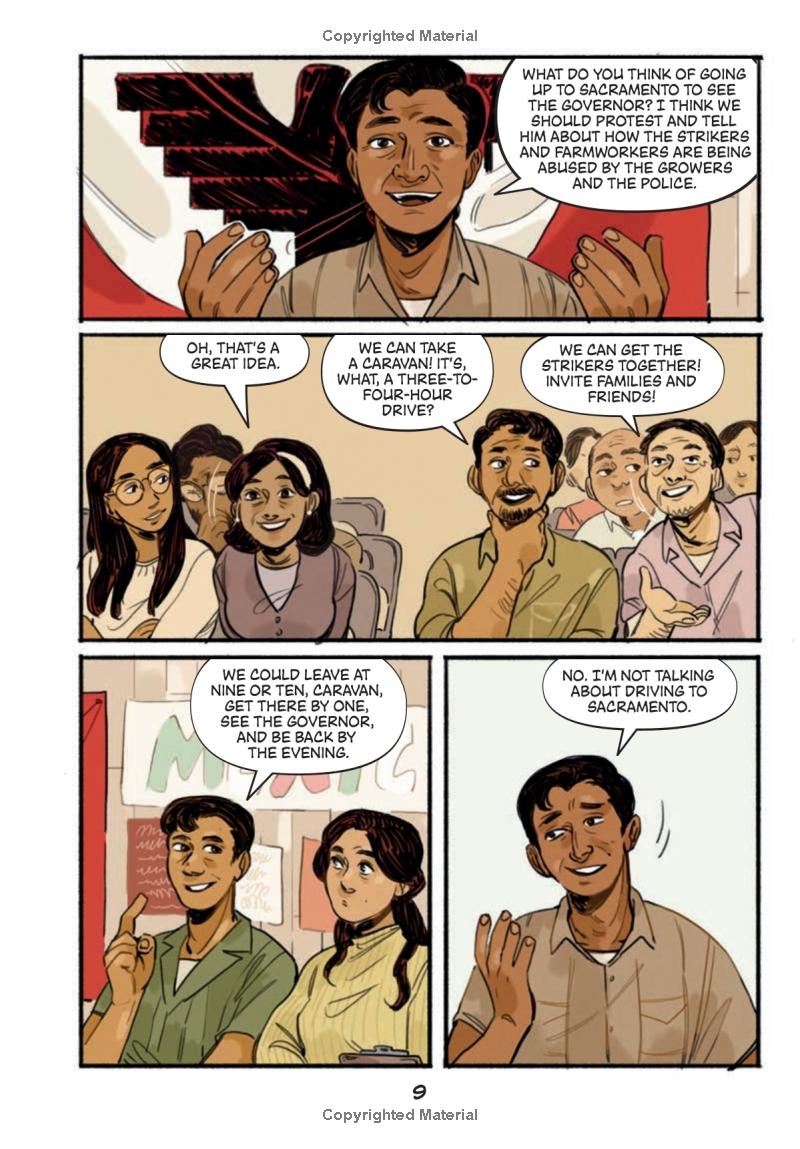 who was the voice of the people?: cesar chavez: a who hq graphic novel - Ảnh 7