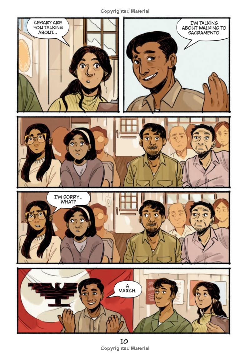 who was the voice of the people?: cesar chavez: a who hq graphic novel - Ảnh 8