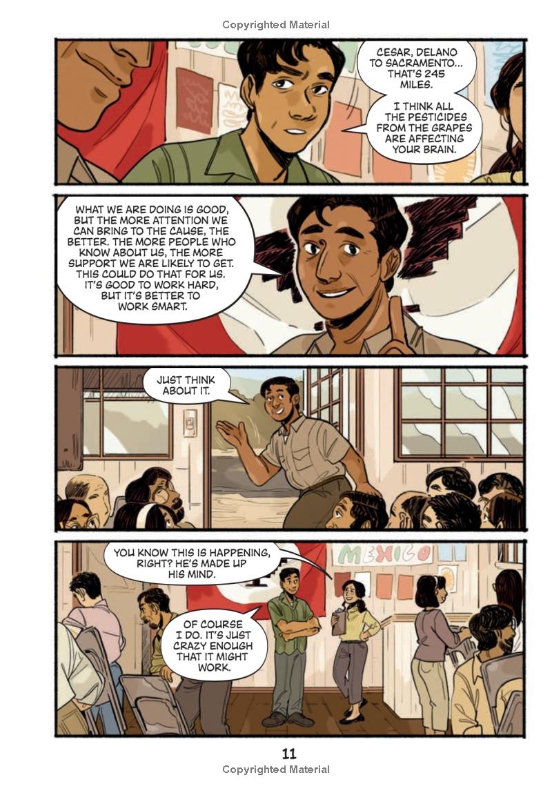who was the voice of the people?: cesar chavez: a who hq graphic novel - Ảnh 9