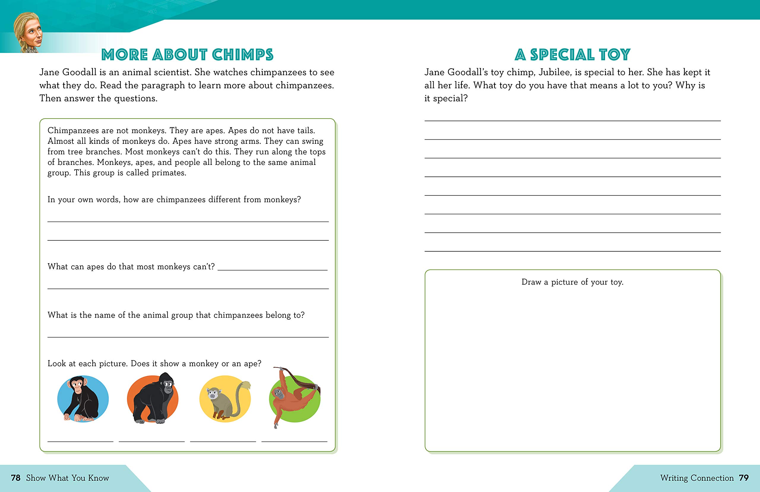 who was? workbook: grade 2 science/social studies - Ảnh 7
