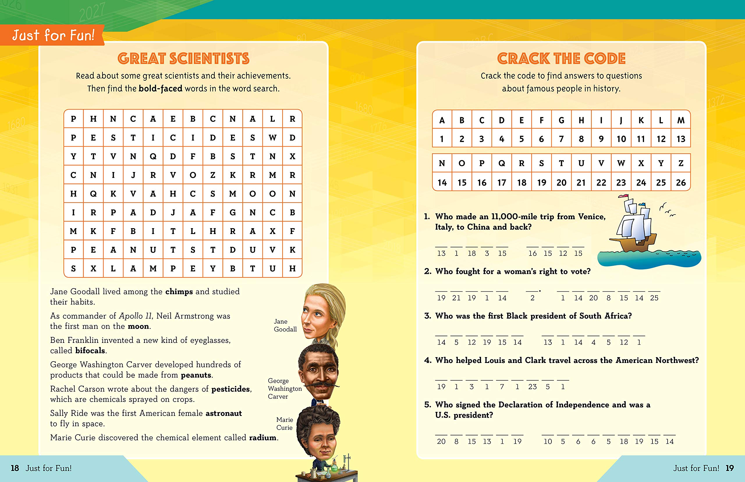 who was? workbook: grade 3 science/social studies - Ảnh 4