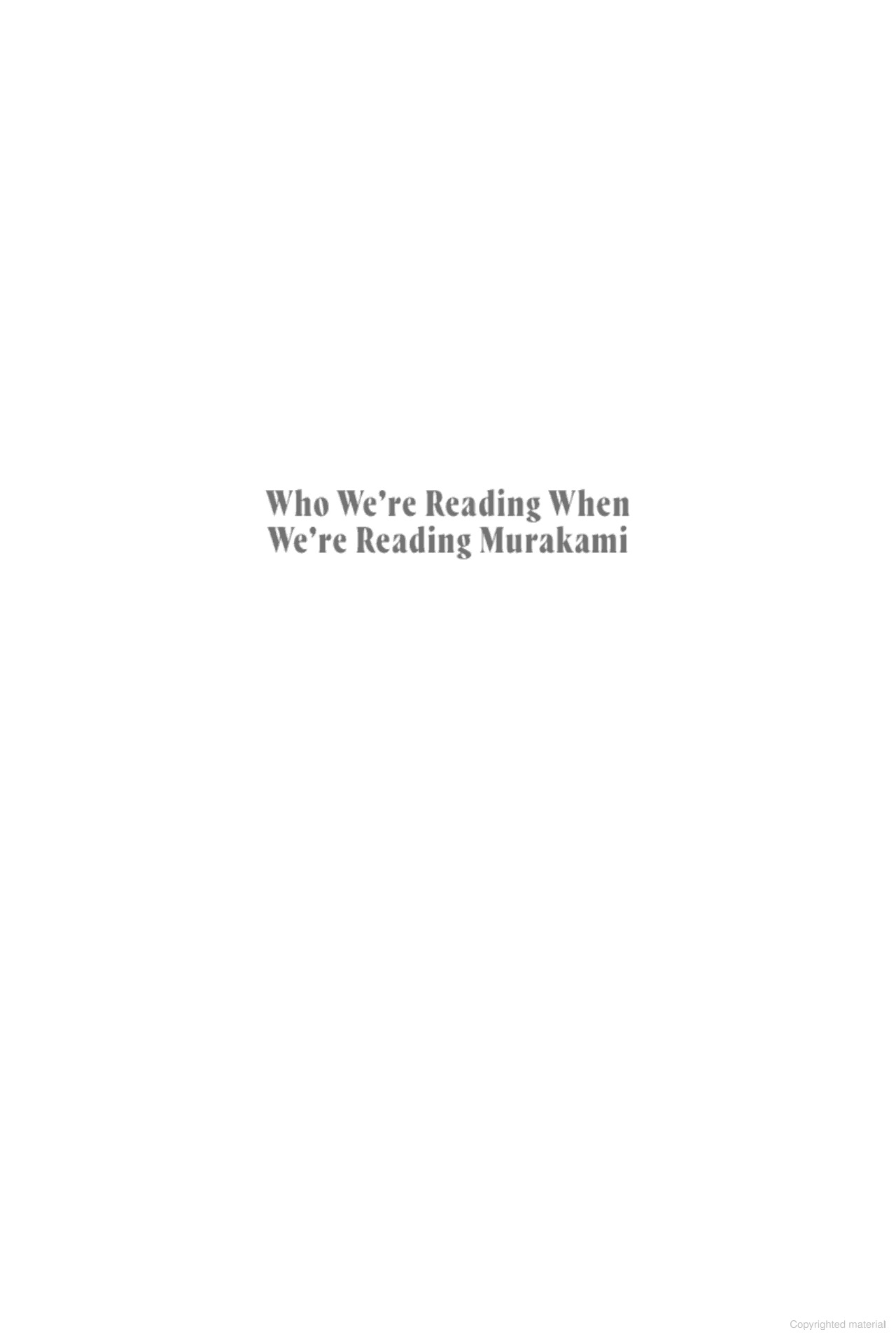 who we're reading when we're reading murakami - Ảnh 3