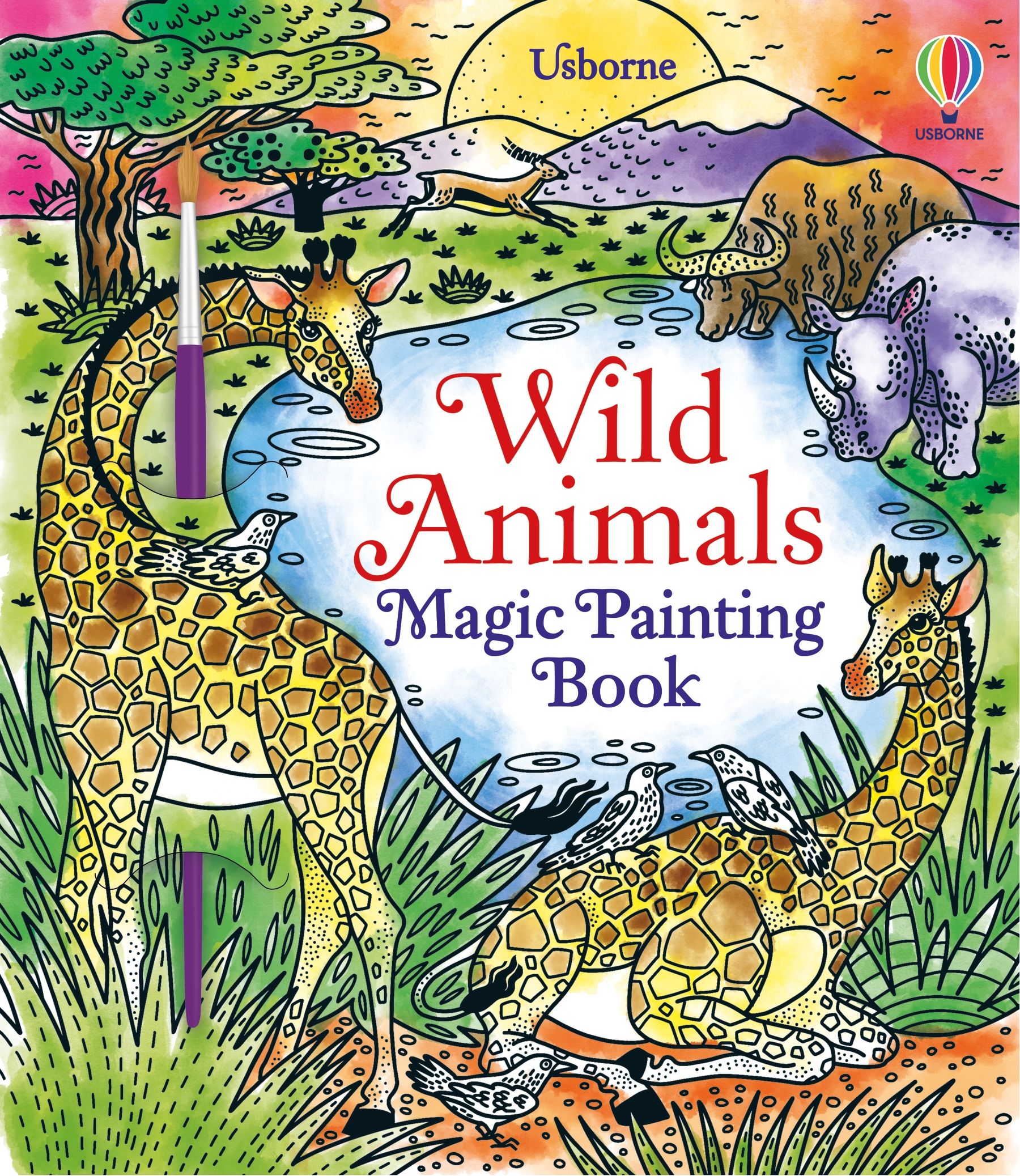 wild animals magic painting book - Ảnh 3