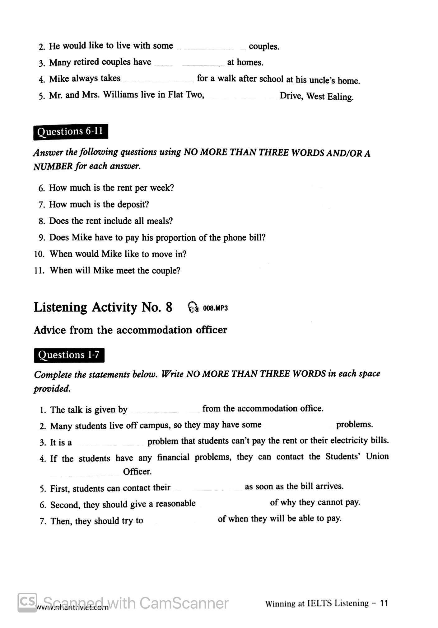 winning at ielts listening (tái bản) - Ảnh 8