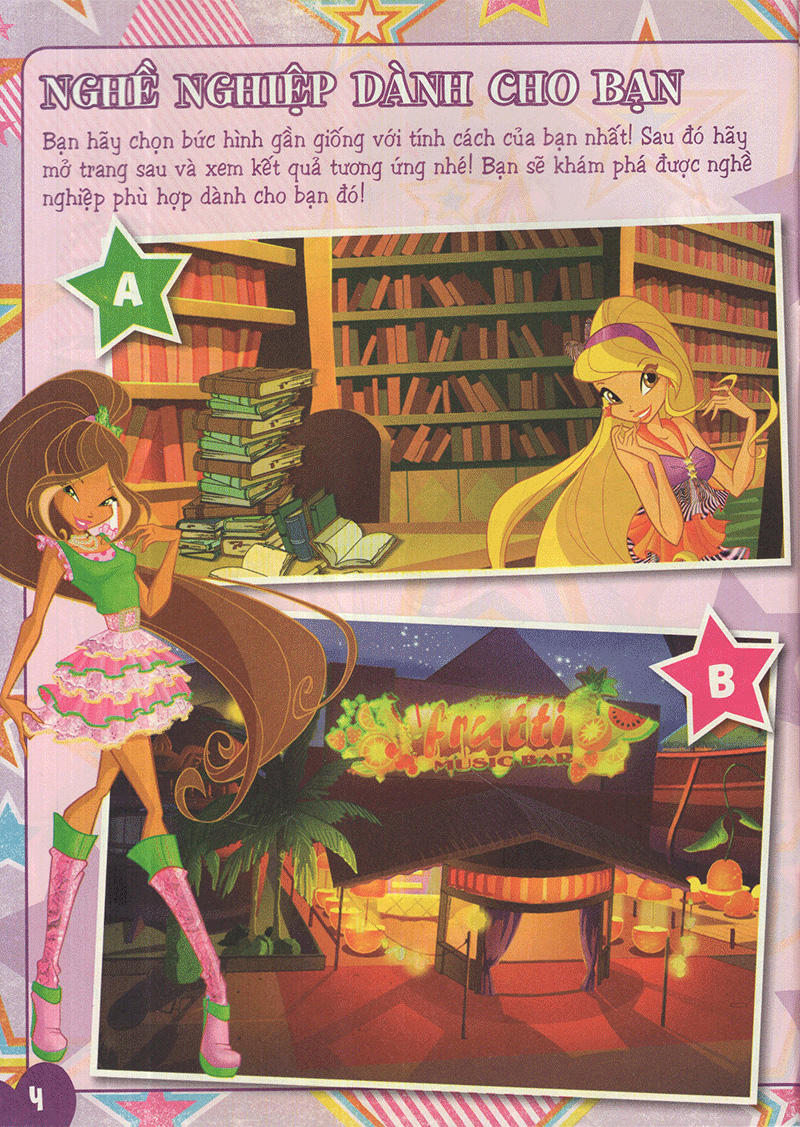 winx club - câu lạc bộ các tiên nữ sành điệu - nghề nghiệp yêu thích - Ảnh 6