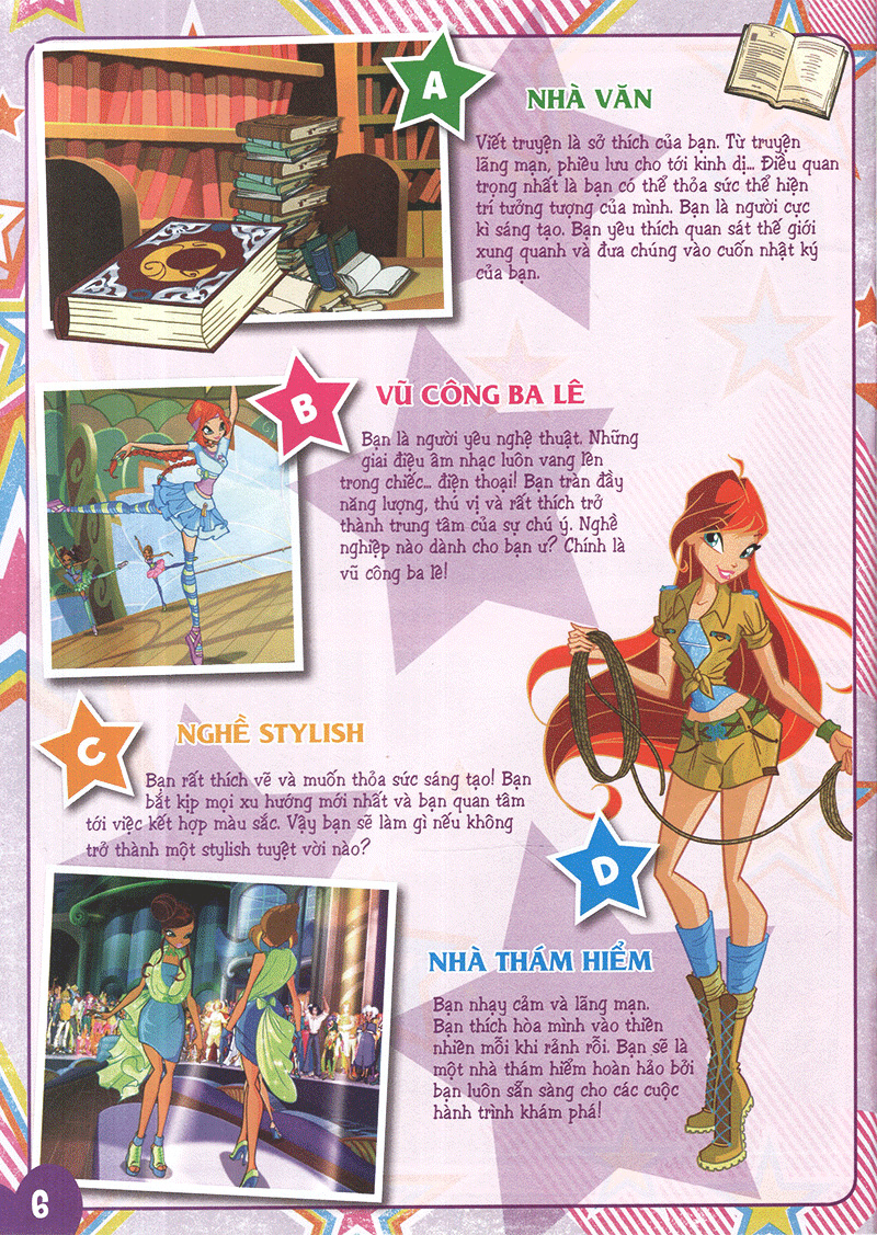 winx club - câu lạc bộ các tiên nữ sành điệu - nghề nghiệp yêu thích - Ảnh 8