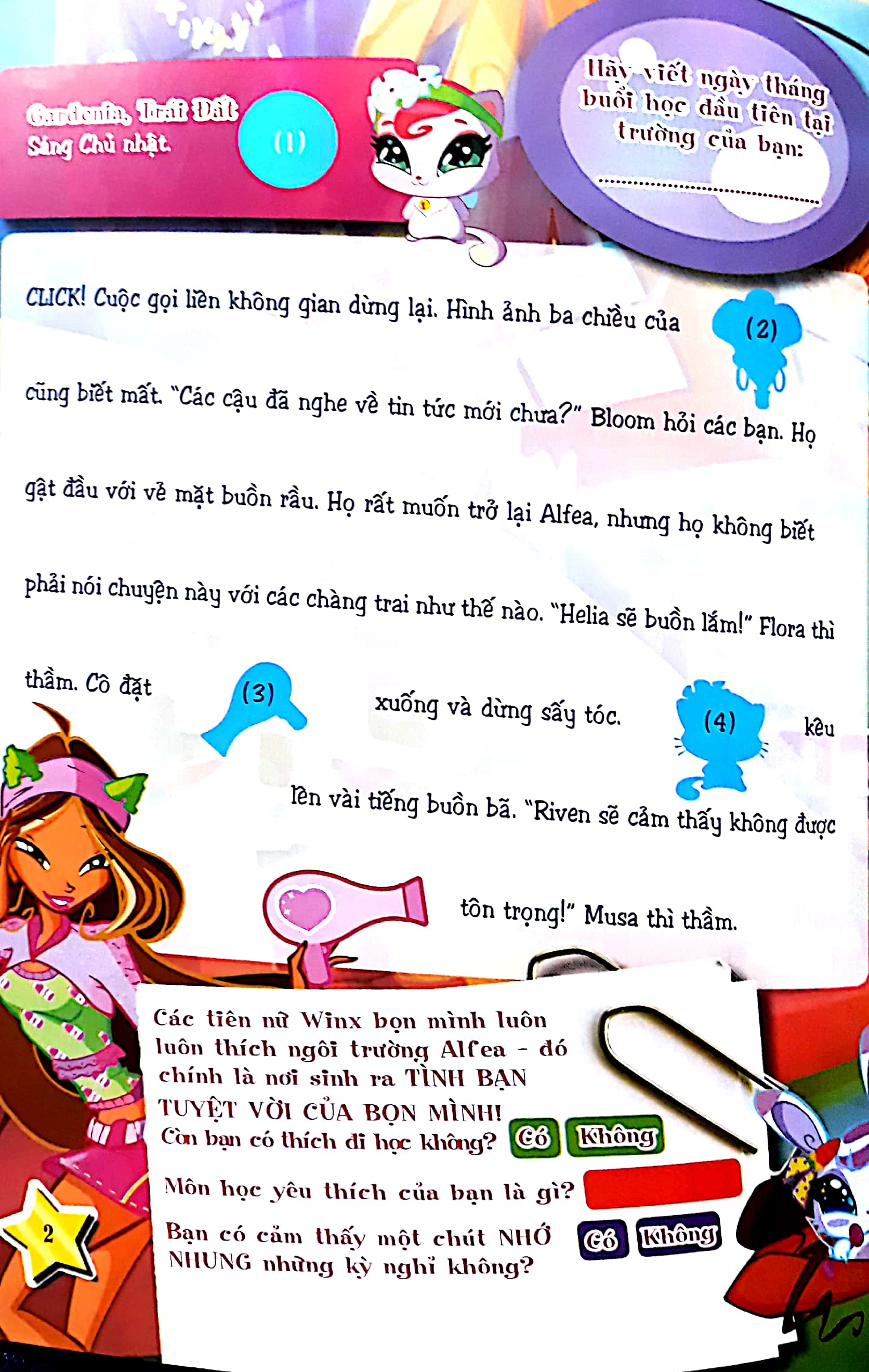winx club stick and read - câu lạc bộ các tiên nữ sành điệu: trái tim rồng - Ảnh 3