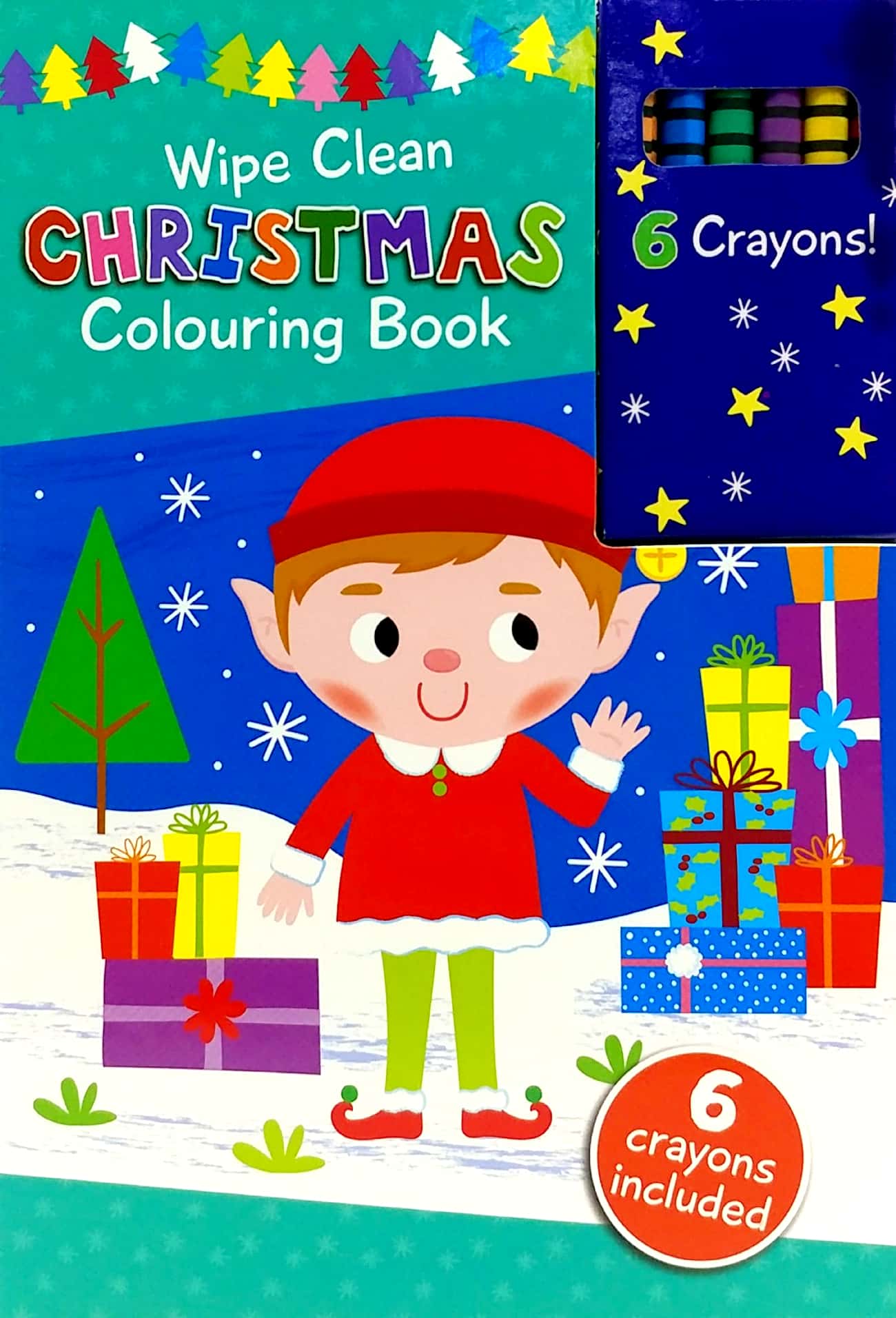 wipe clean colouring books - elves - Ảnh 2