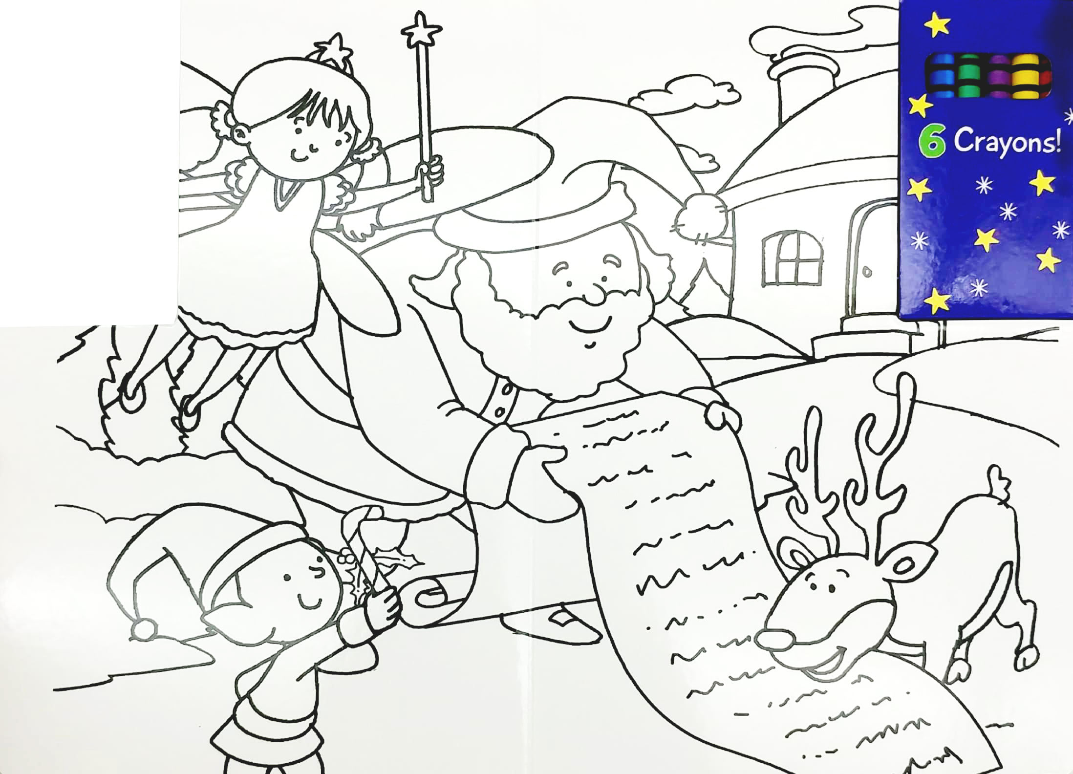 wipe clean colouring books - elves - Ảnh 3