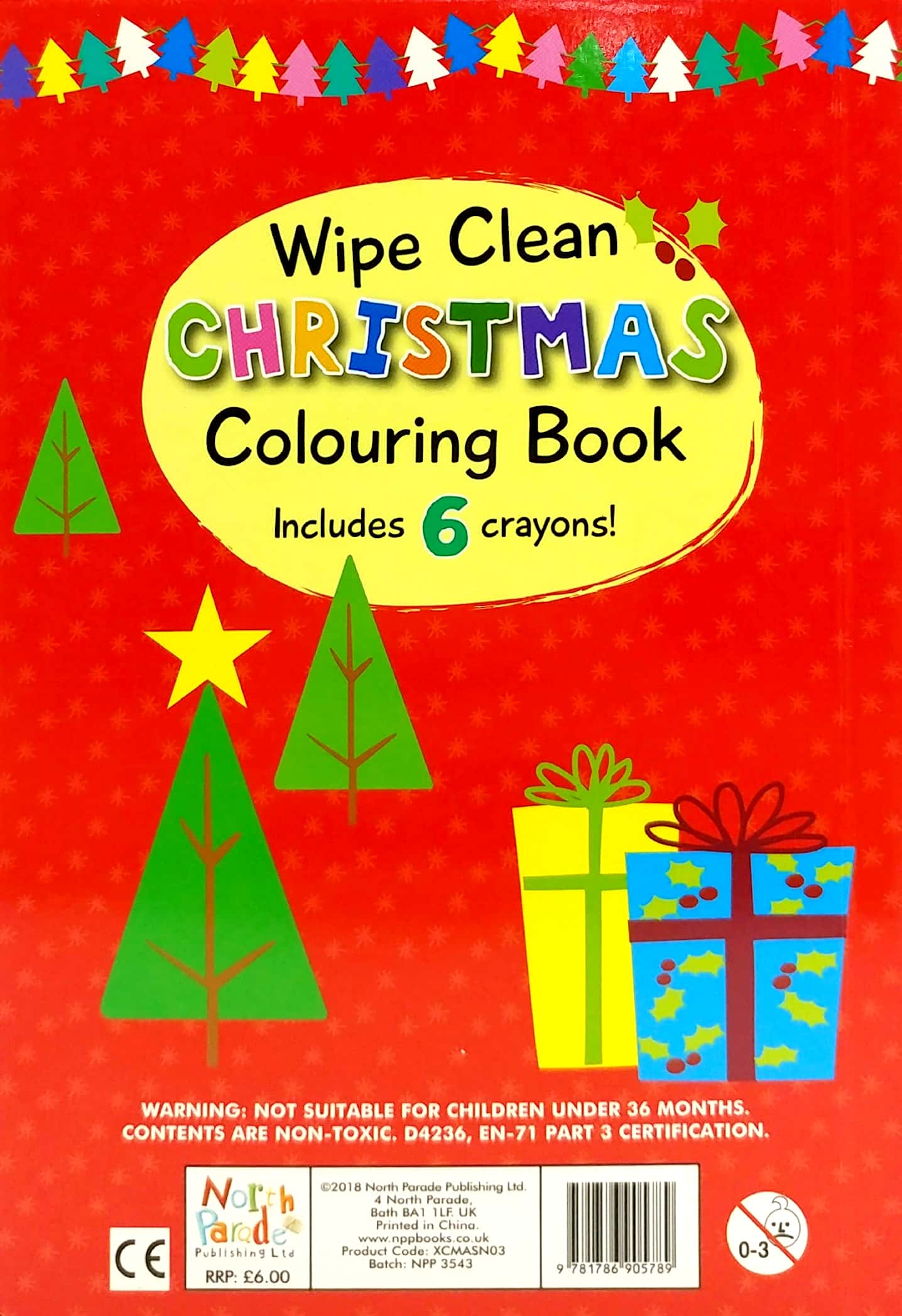 wipe clean colouring books - sleigh - Ảnh 6