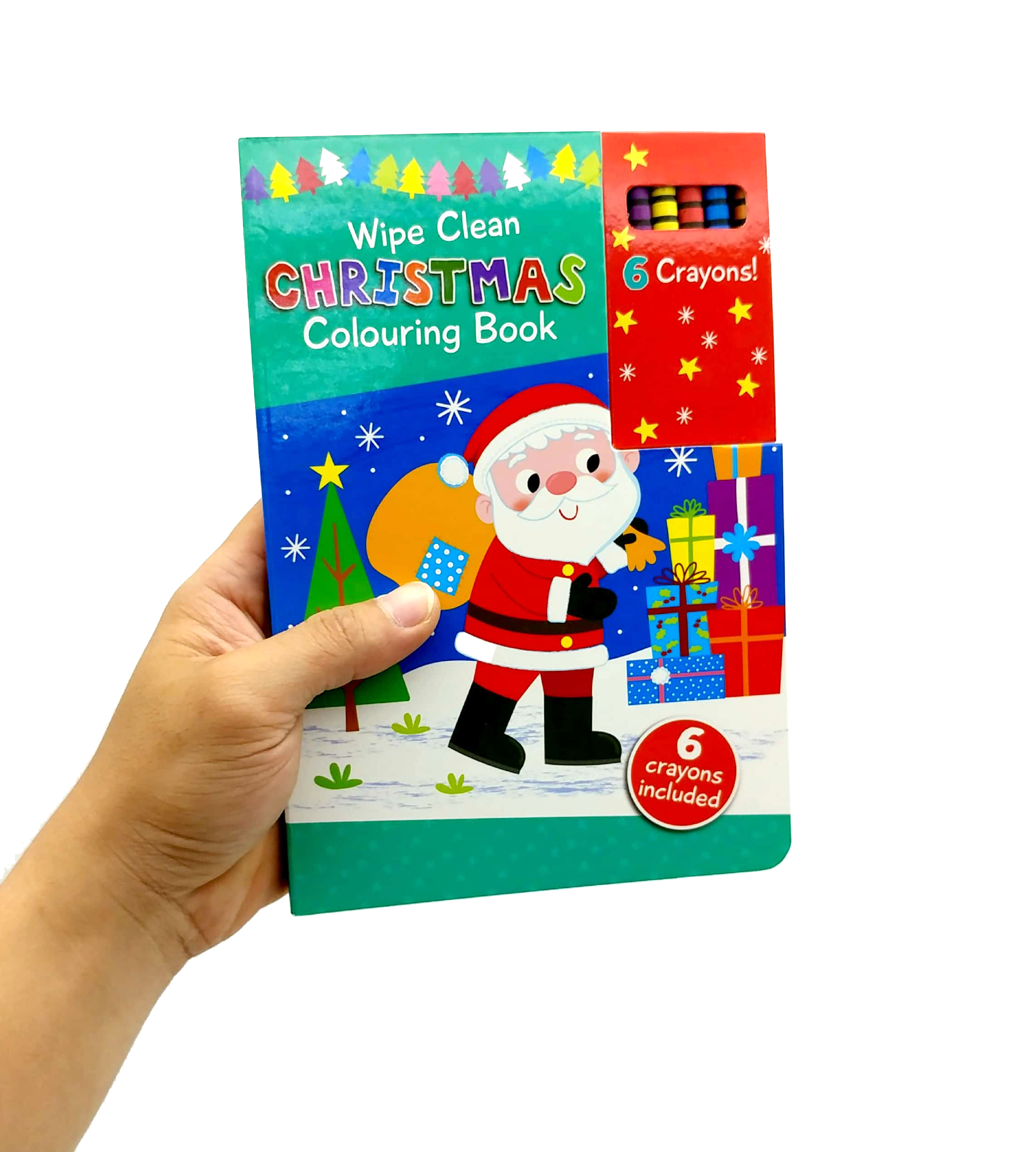 wipe clean colouring books - sleigh - Ảnh 7