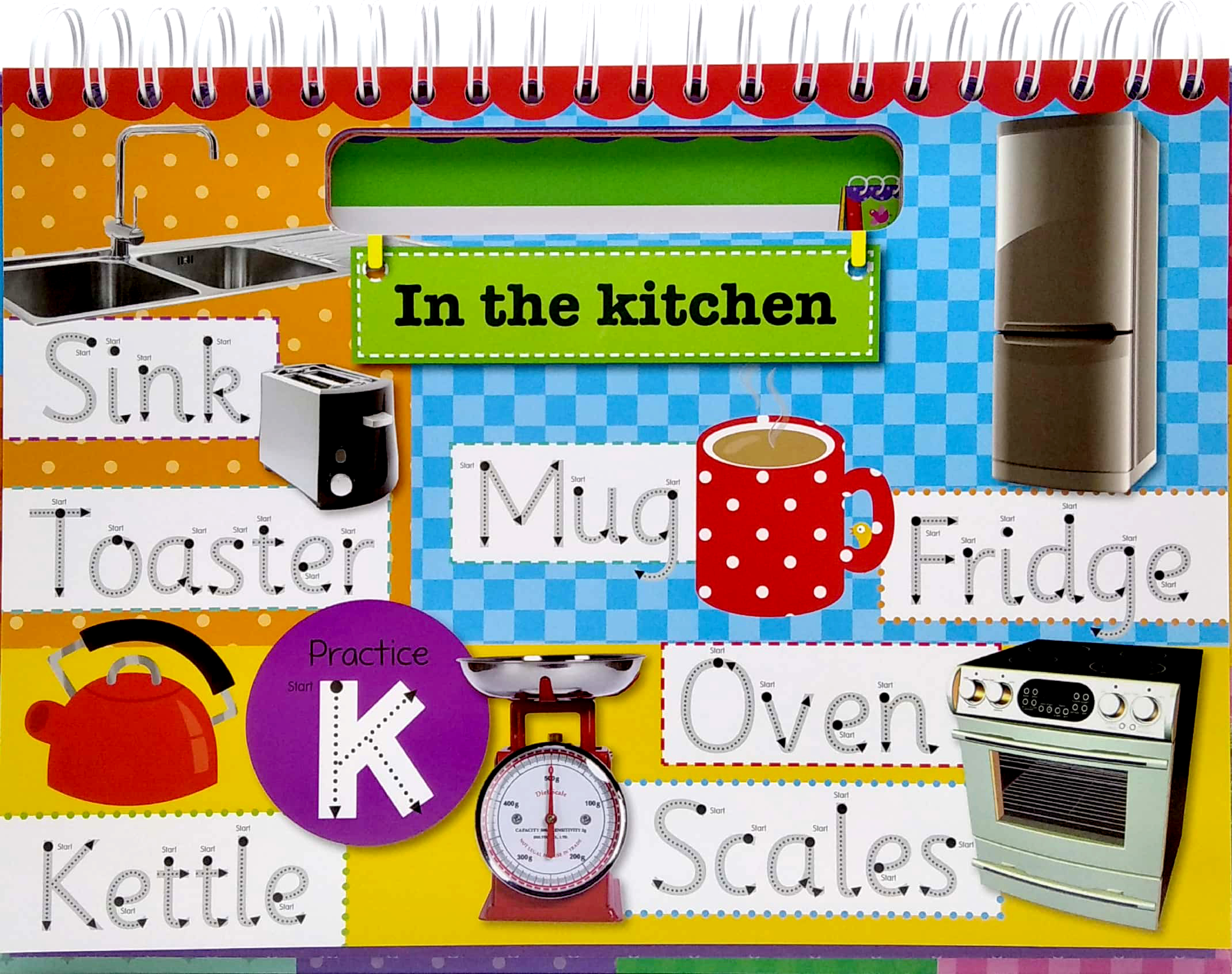 wipe clean easel book with pen - first words - Ảnh 4