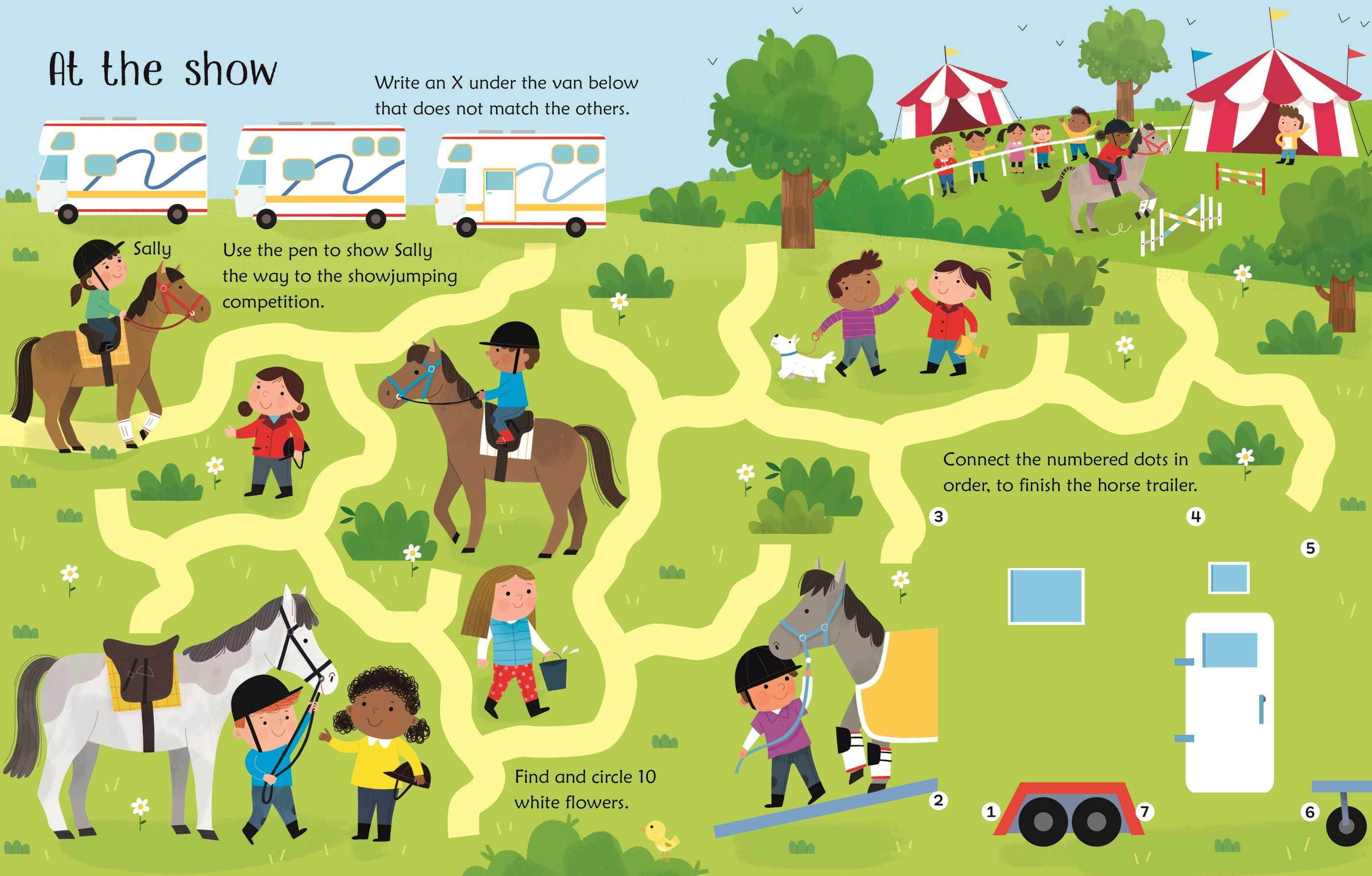 wipe-clean horse and pony activities - Ảnh 4