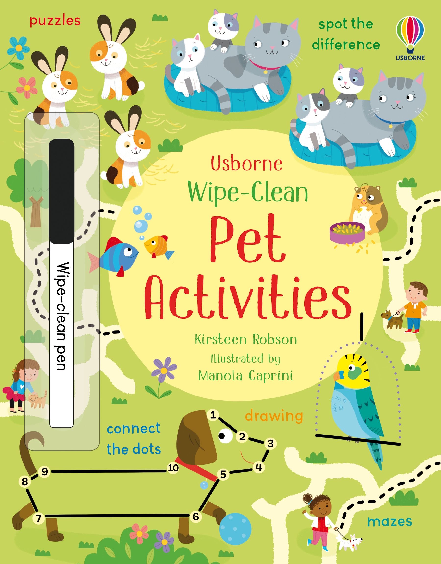 wipe-clean pet activities - Ảnh 2