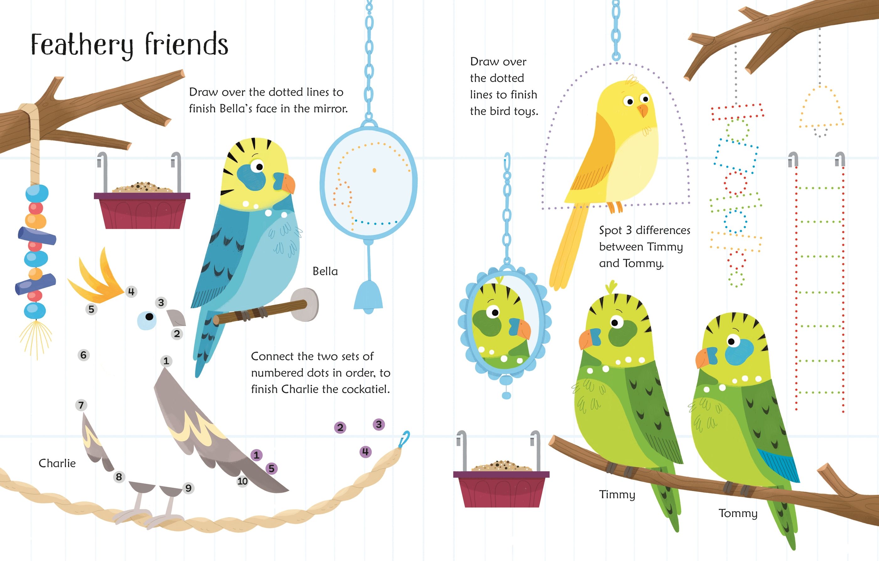 wipe-clean pet activities - Ảnh 5