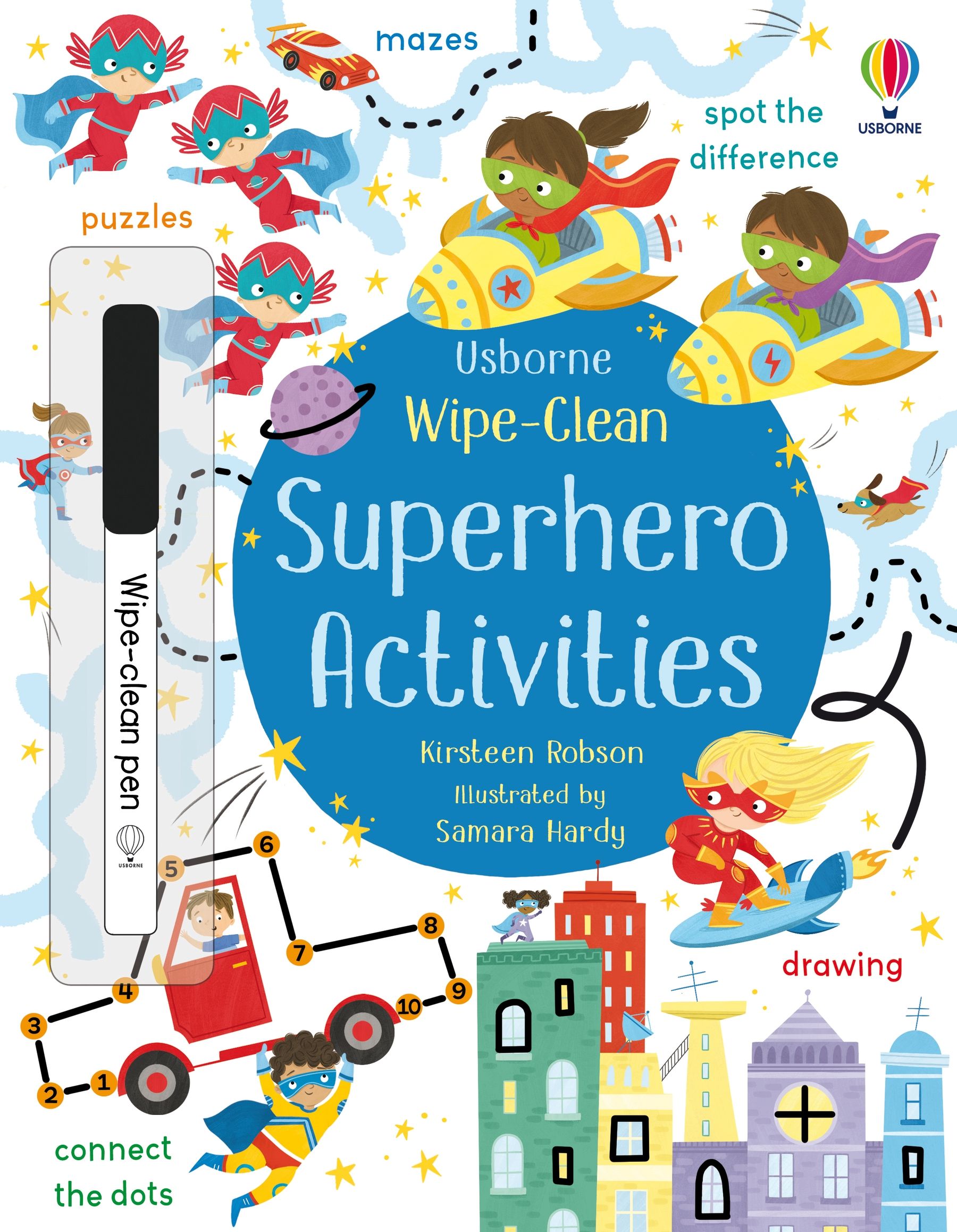 wipe-clean superhero activities - Ảnh 2
