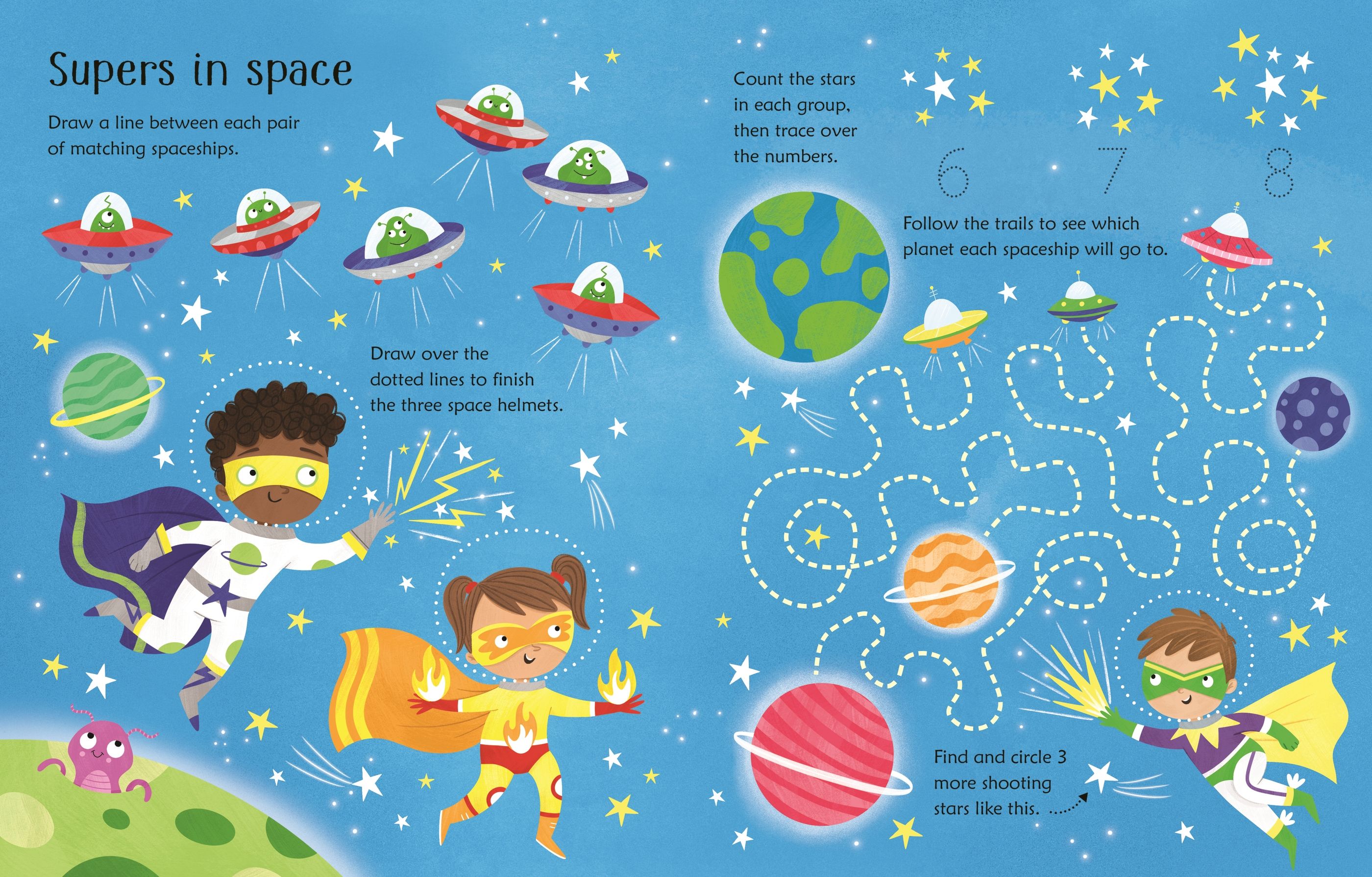 wipe-clean superhero activities - Ảnh 5