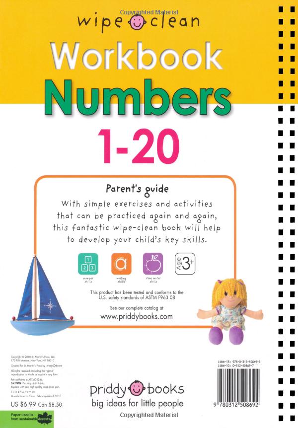 wipe clean workbook numbers 1-20 - Ảnh 8