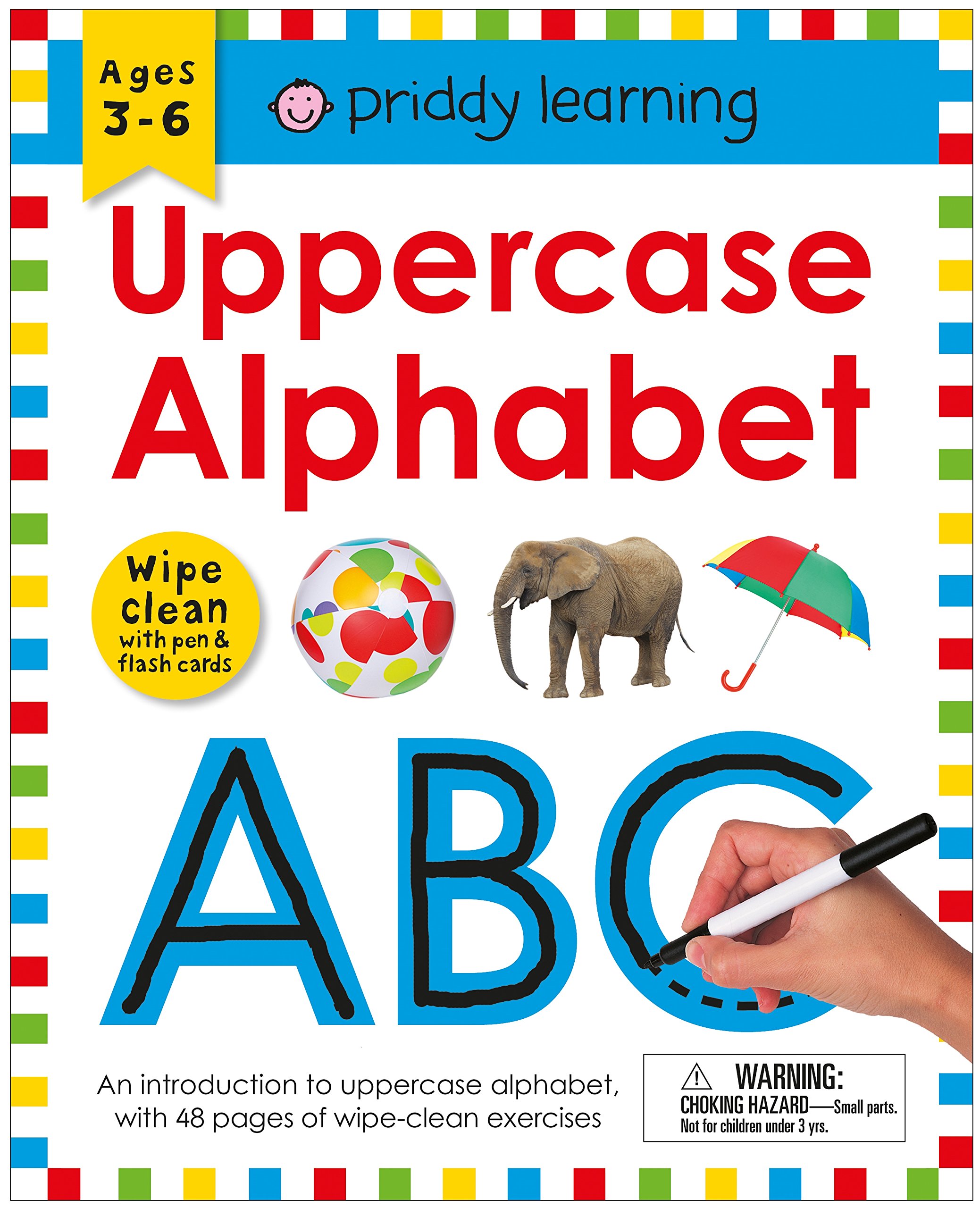 wipe clean workbook: uppercase alphabet (wipe clean learning books) - Ảnh 2