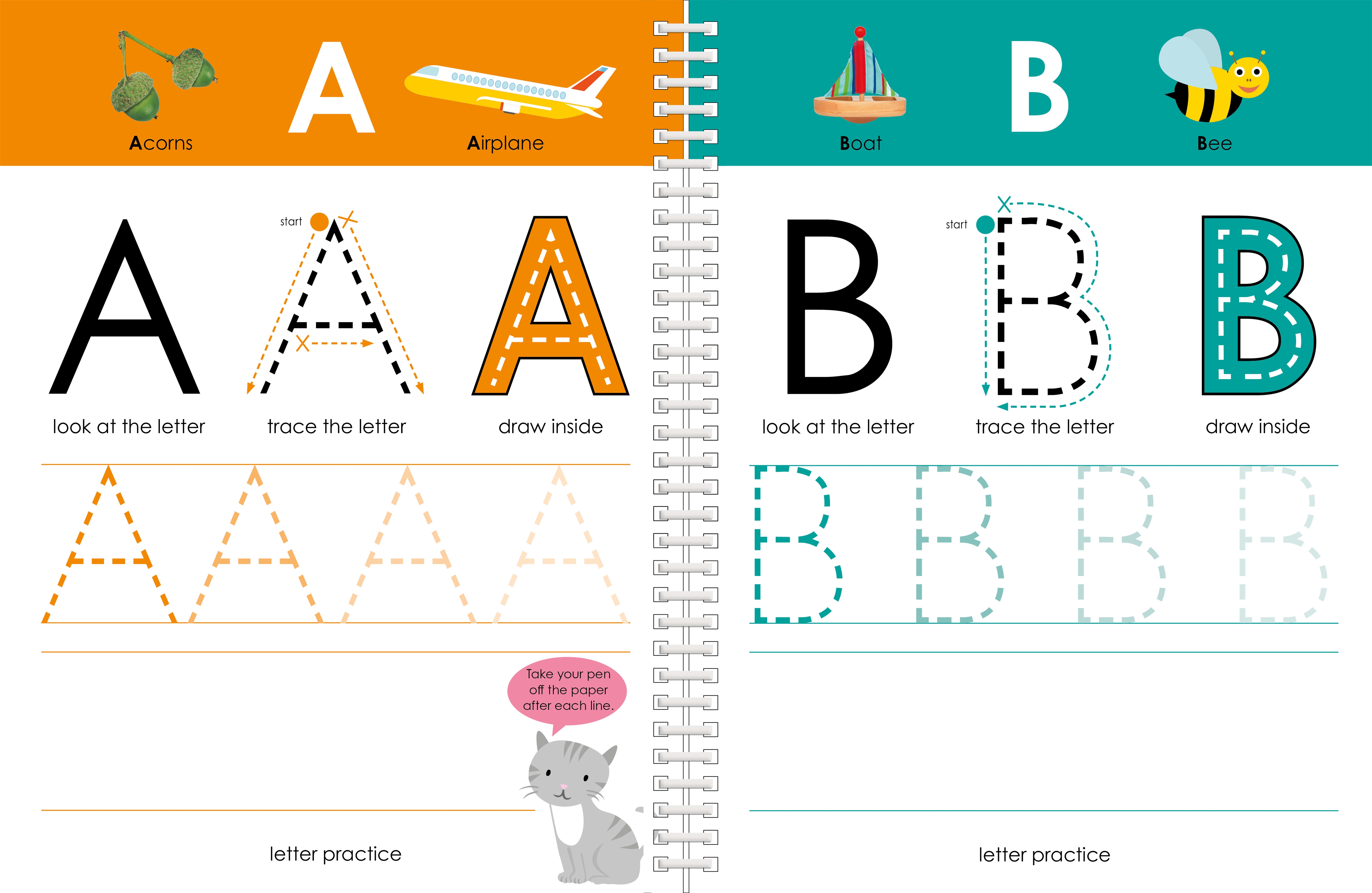 wipe clean workbook: uppercase alphabet (wipe clean learning books) - Ảnh 3