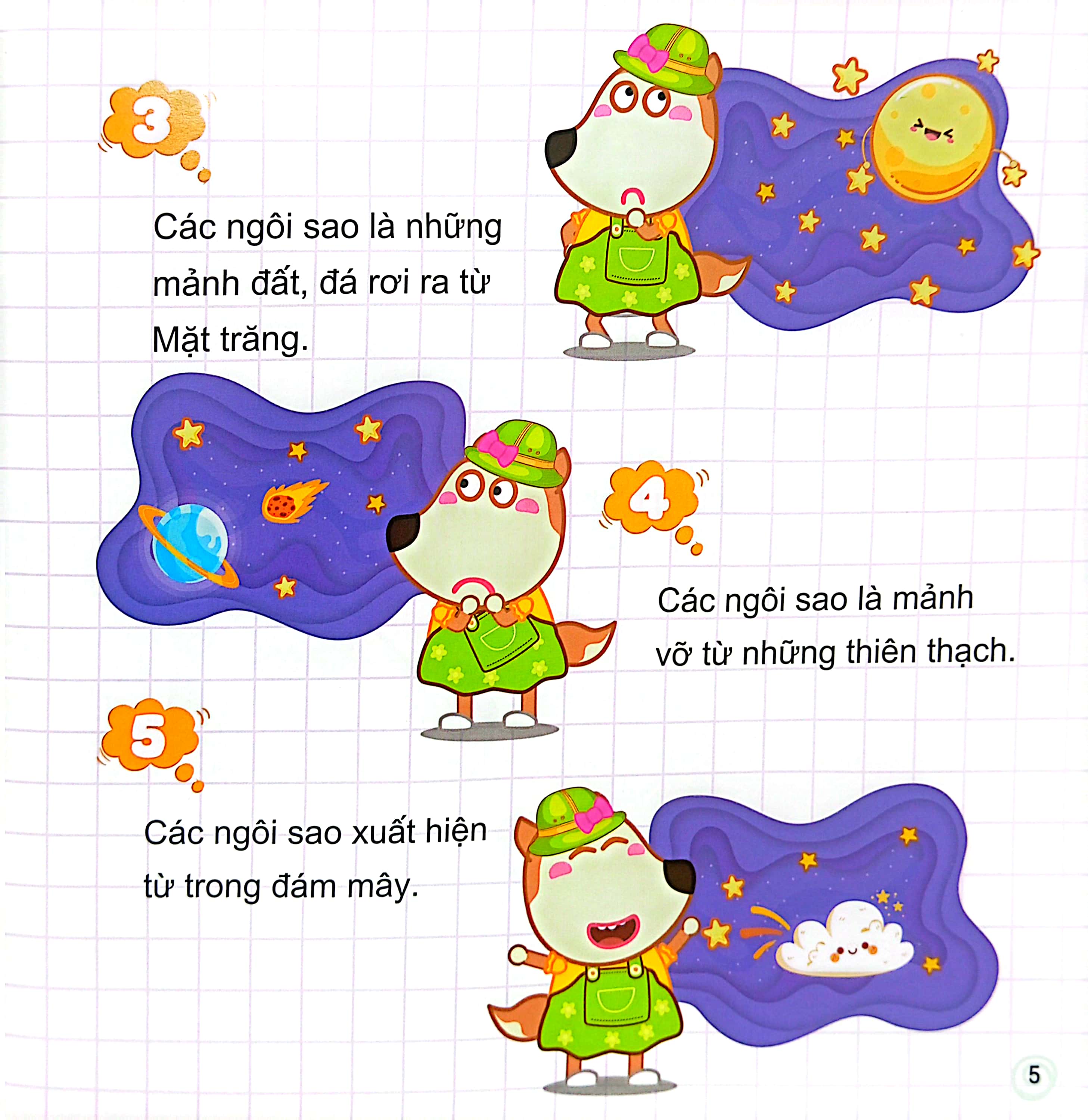 wolfoo khoa học - wolfoo hỏi bé trả lời - về không gian vũ trụ - Ảnh 7