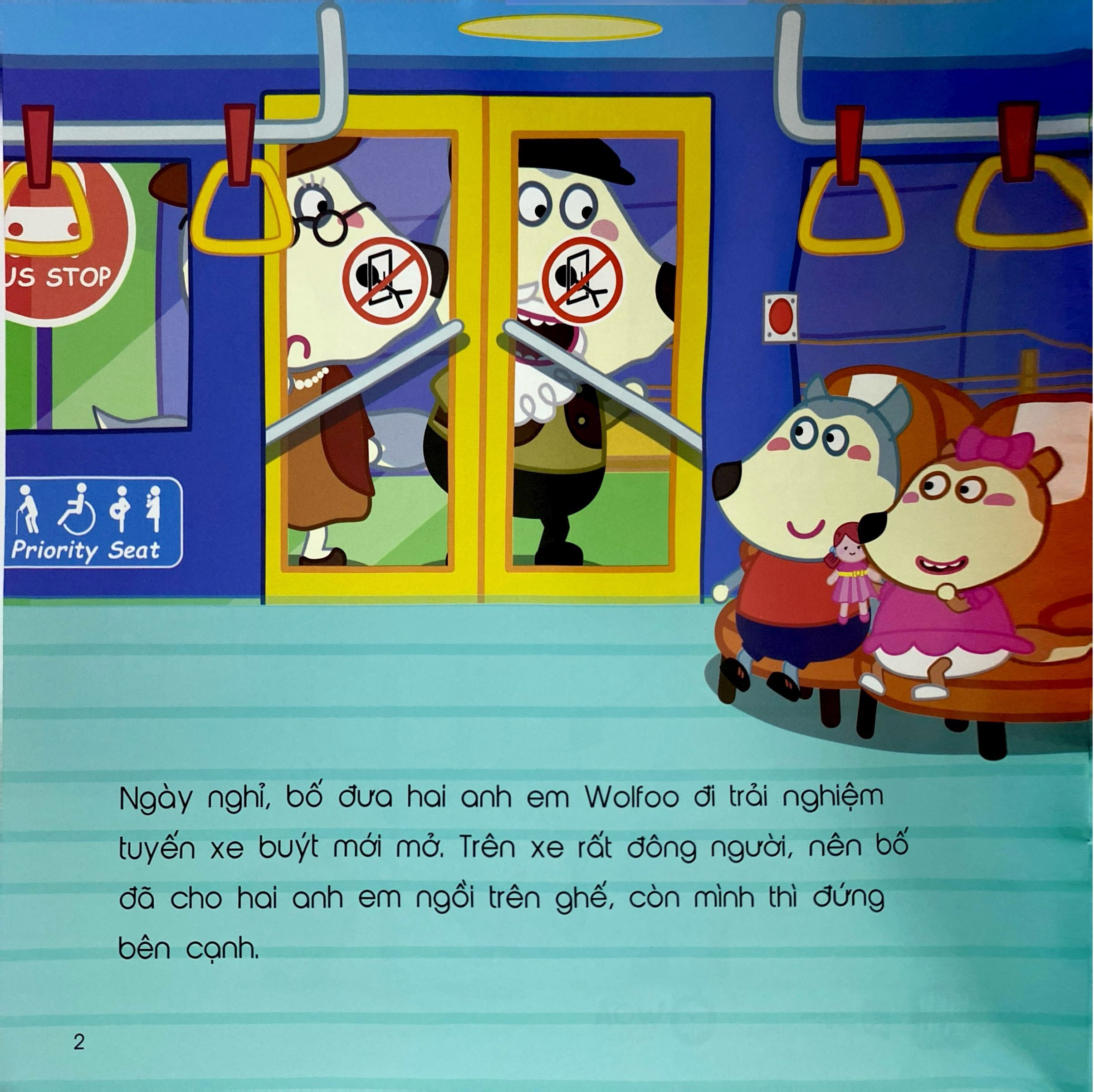 Wolfoo Rèn Thói Quen Tốt - Khi Đi Xe Buýt - Ảnh 4