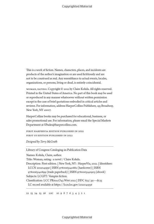 woman, eating: a literary vampire novel - Ảnh 4