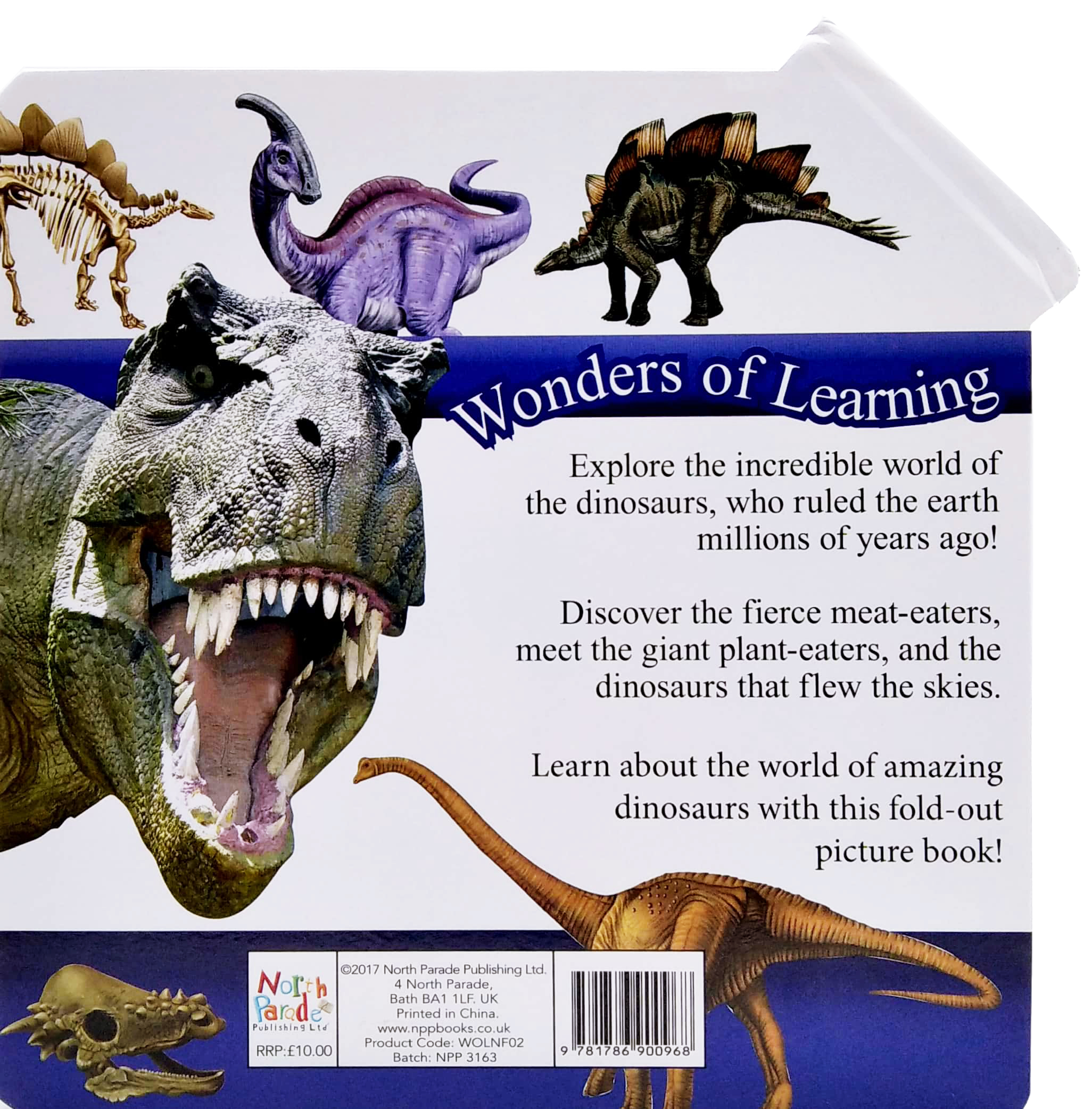 wonder of learning - my fold-out book of dinosaurs - Ảnh 6
