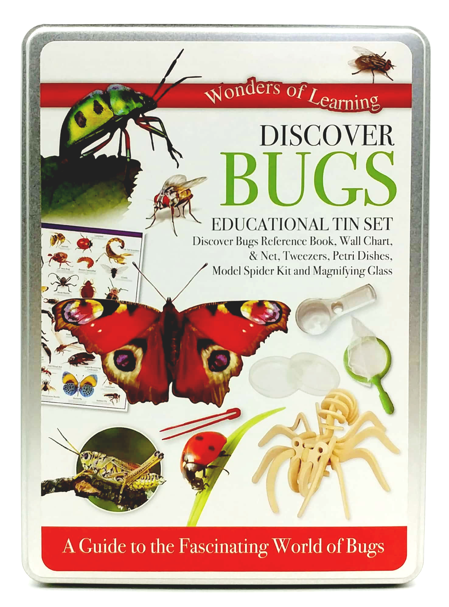 wonders of learning: discover bugs educational tin set - Ảnh 13