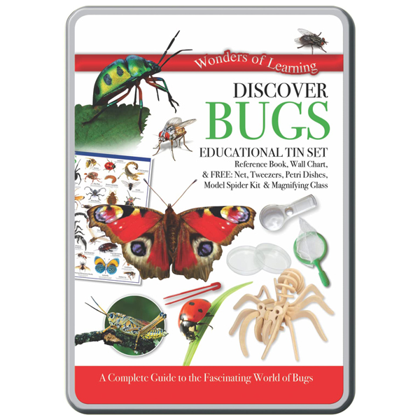 wonders of learning: discover bugs educational tin set - Ảnh 2