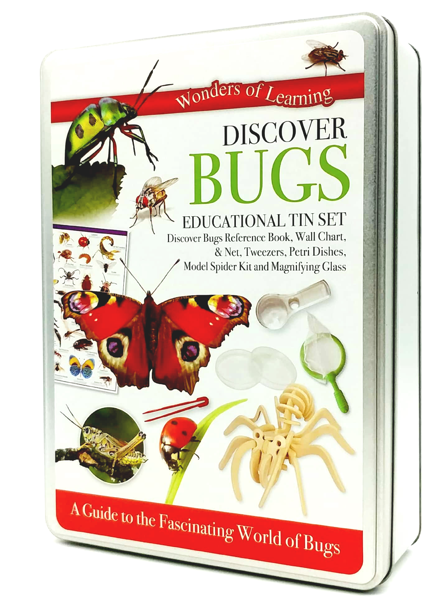wonders of learning: discover bugs educational tin set - Ảnh 5