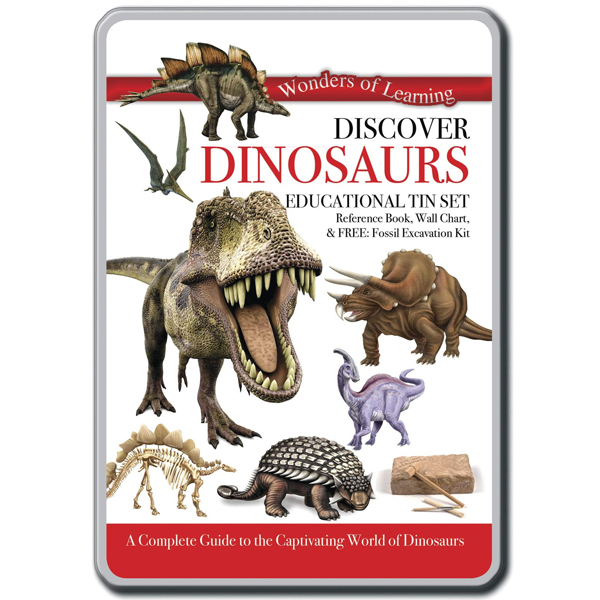 wonders of learning: discover dinosaurs educational tin set - Ảnh 2