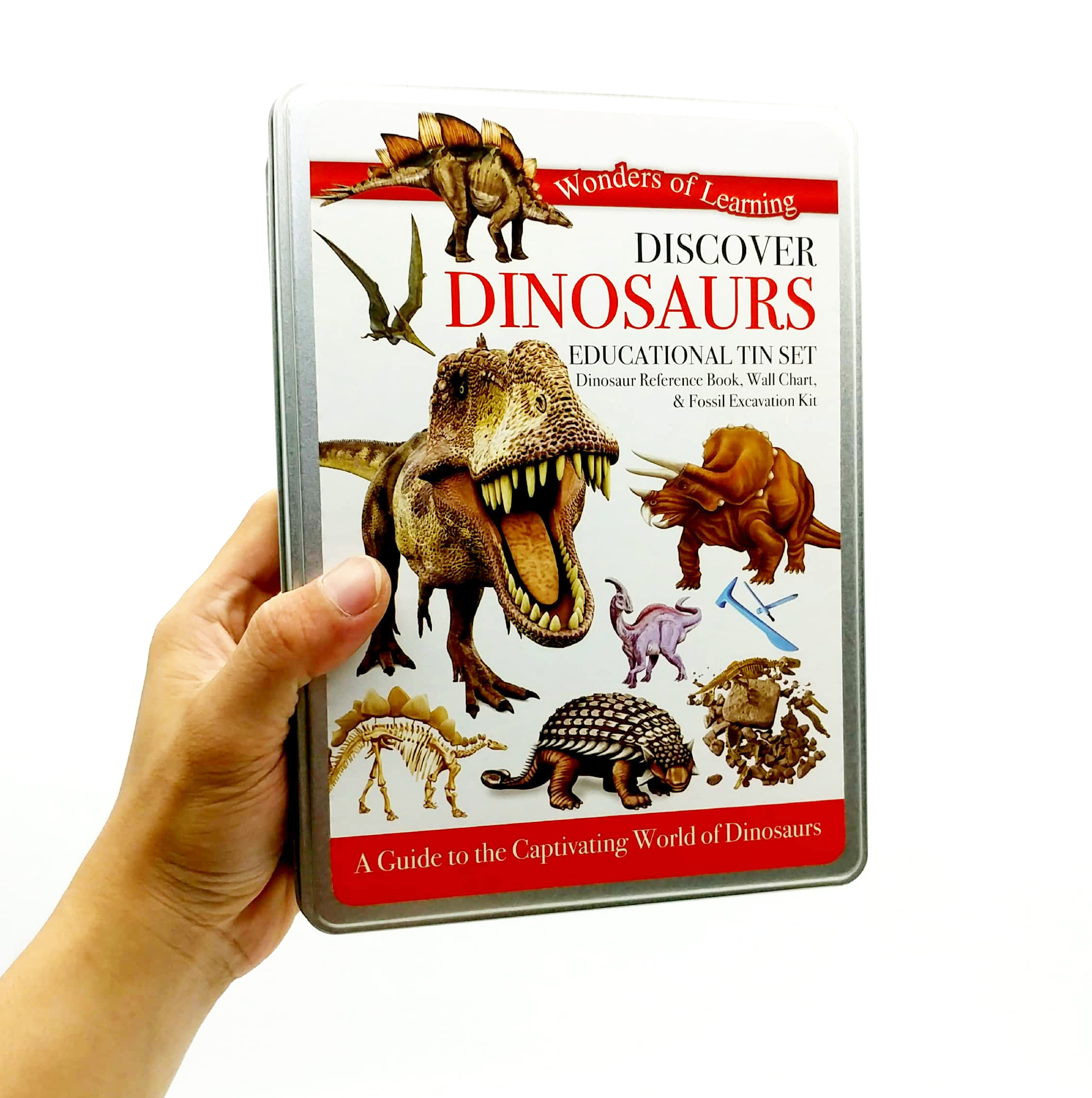 wonders of learning: discover dinosaurs educational tin set - Ảnh 9