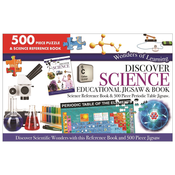 wonders of learning: discover science educational jigsaw & book - Ảnh 2