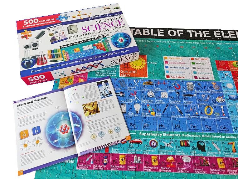 wonders of learning: discover science educational jigsaw & book - Ảnh 3